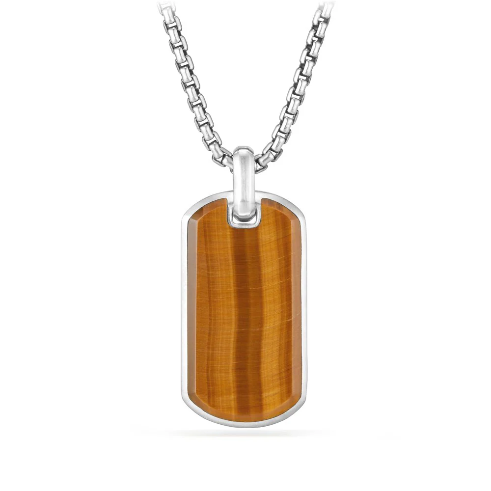 StreamlineĀ® Tag with Tigers Eye