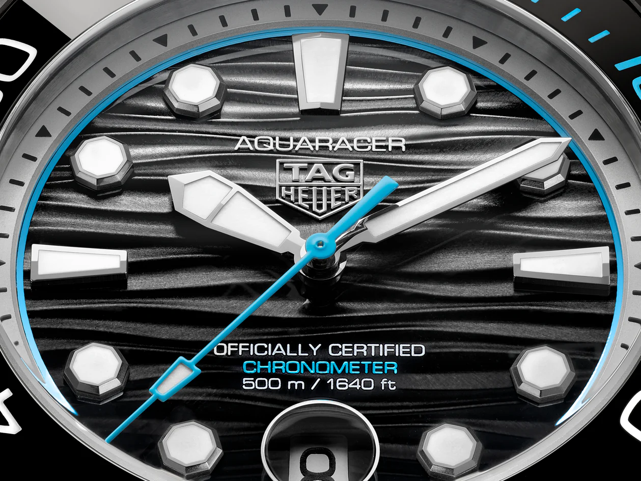 TAG Heuer Aquaracer Professional 500 Date Watch with Black Gradient Lacquered Dial, Limited Edition - Image 5