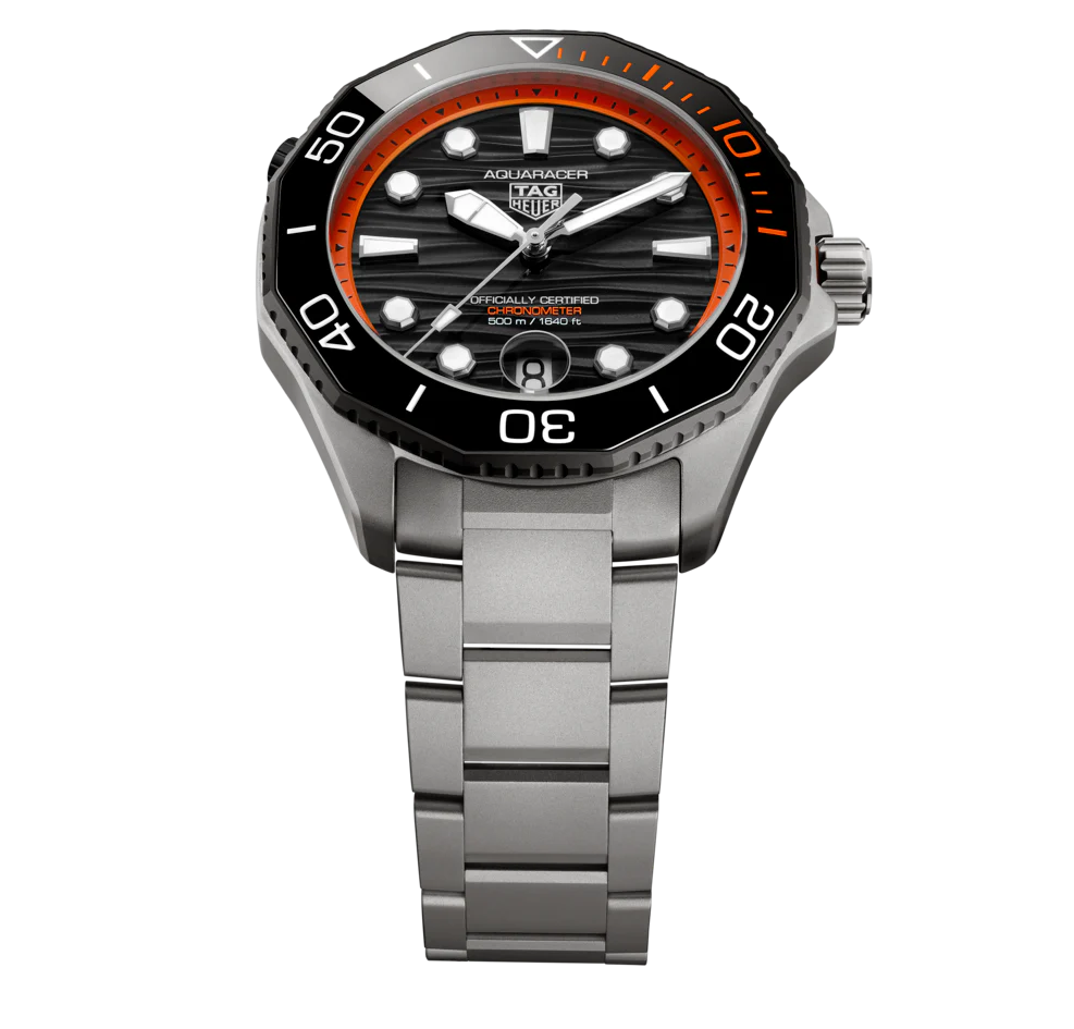 TAG Heuer Aquaracer Professional 500 Date Watch with Black Lacquered Dial, Limited Edition - Image 2