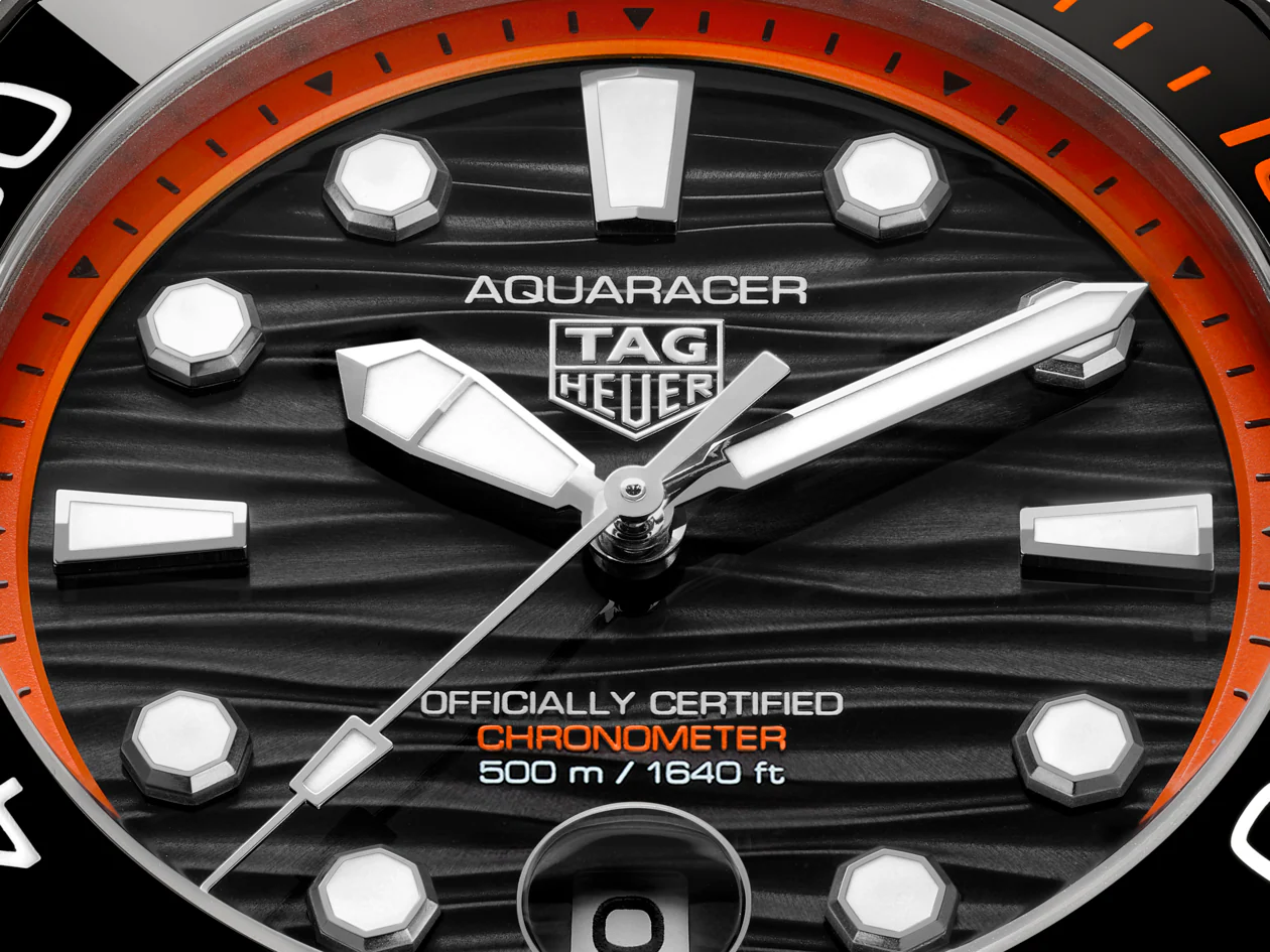 TAG Heuer Aquaracer Professional 500 Date Watch with Black Lacquered Dial, Limited Edition - Image 5