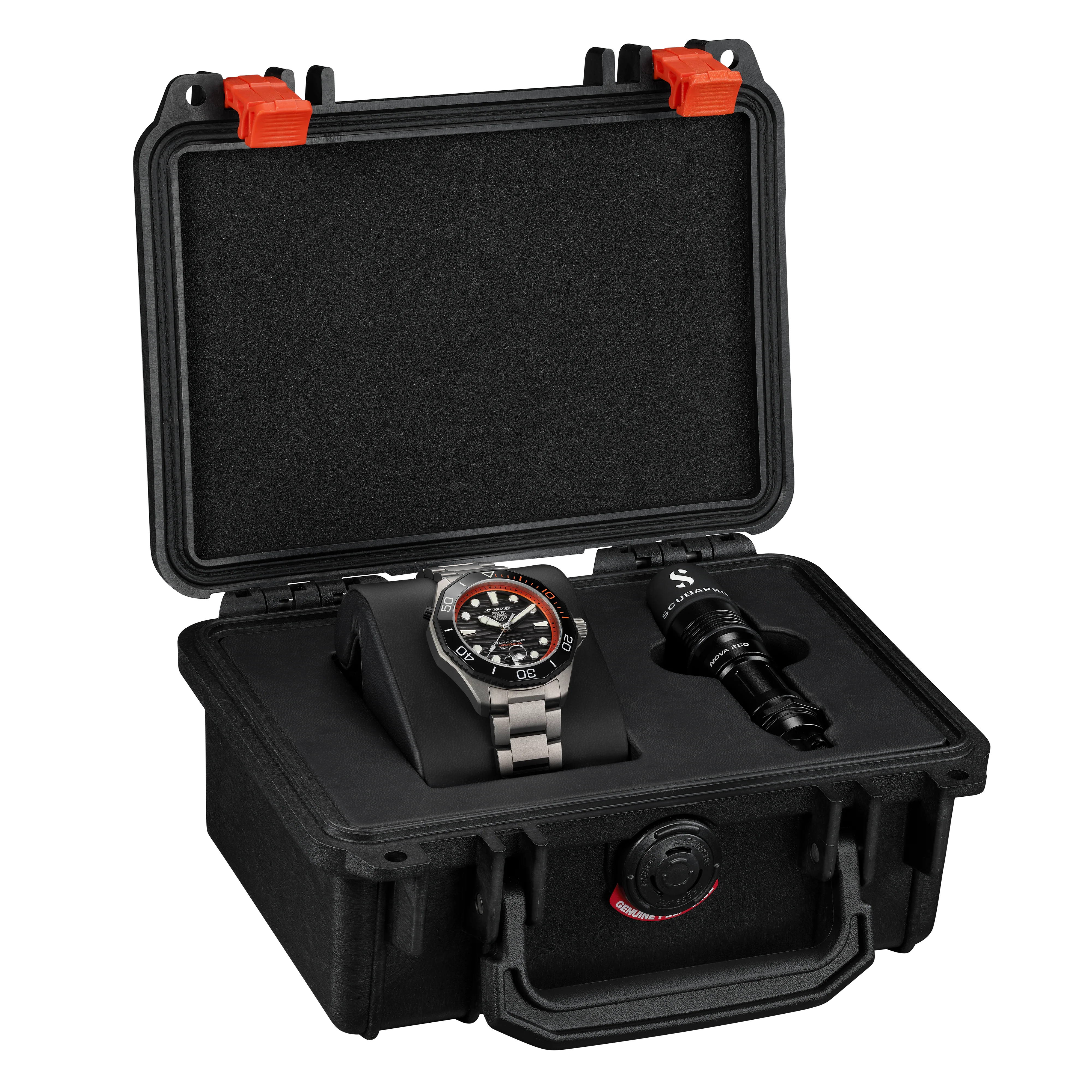 TAG Heuer Aquaracer Professional 500 Date Watch with Black Lacquered Dial, Limited Edition - Image 7