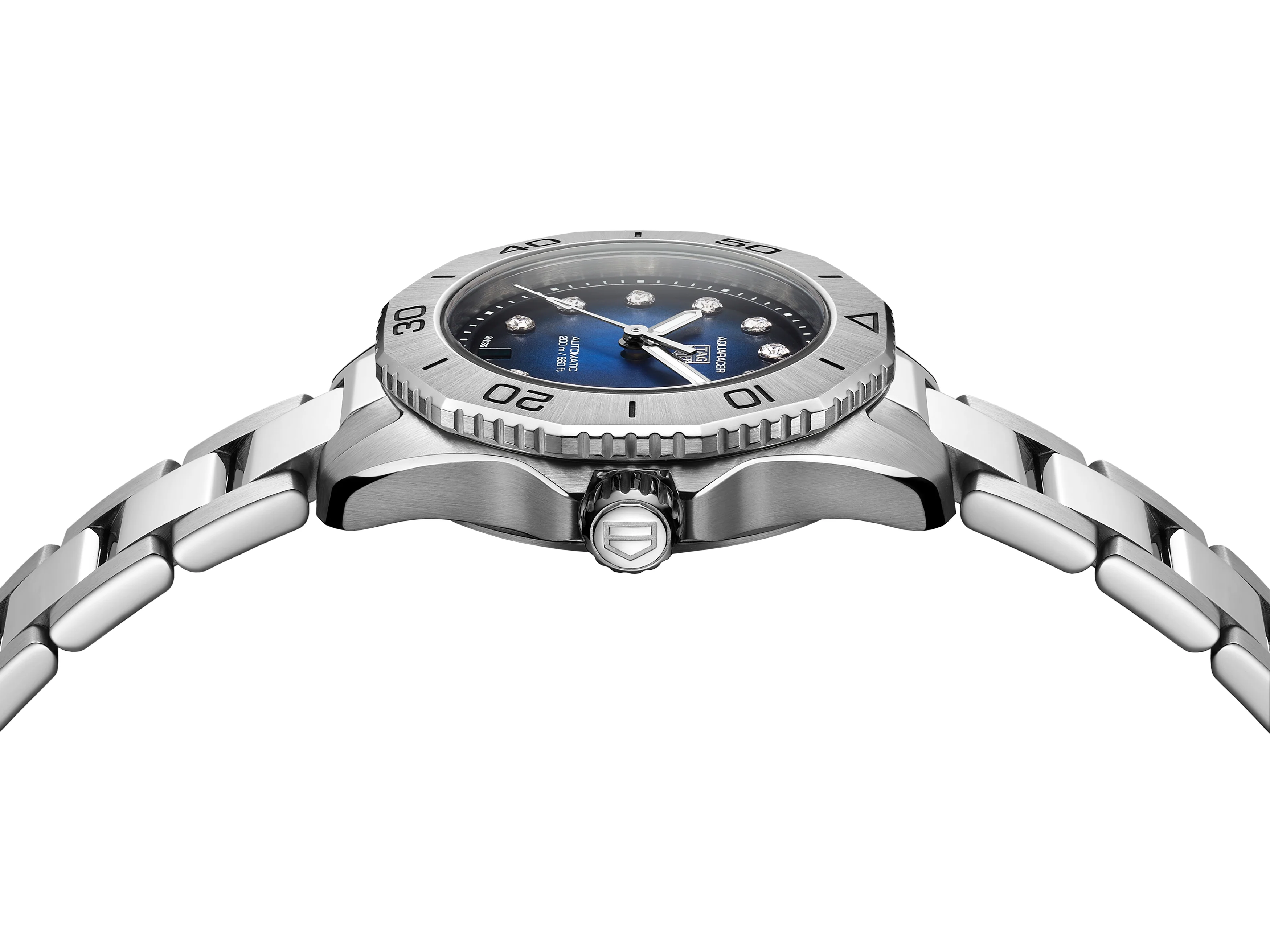 TAG Heuer Aquaracer Professional 200 Date with Blue Dial - Image 2
