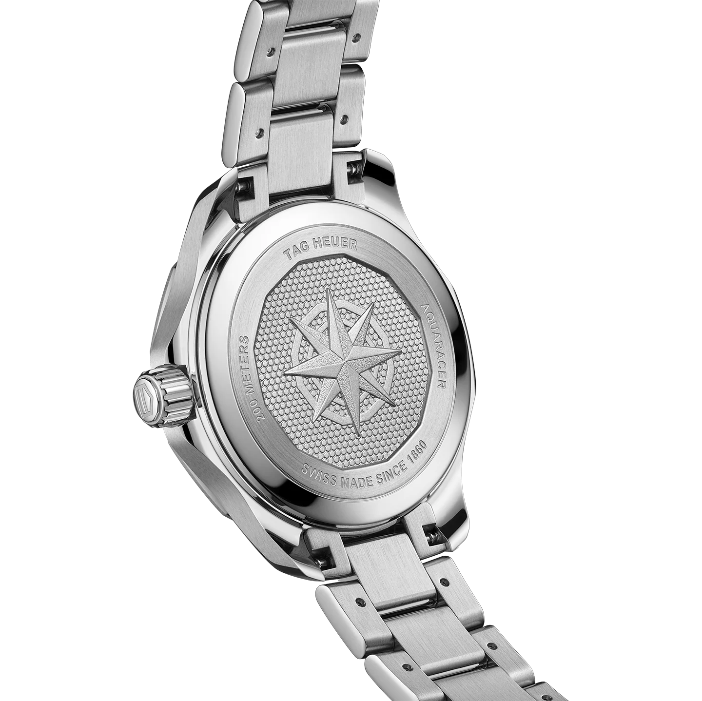 TAG Heuer Aquaracer Professional 200 Solargraph Watch with Blue Sunray Brushed Dial - Image 3