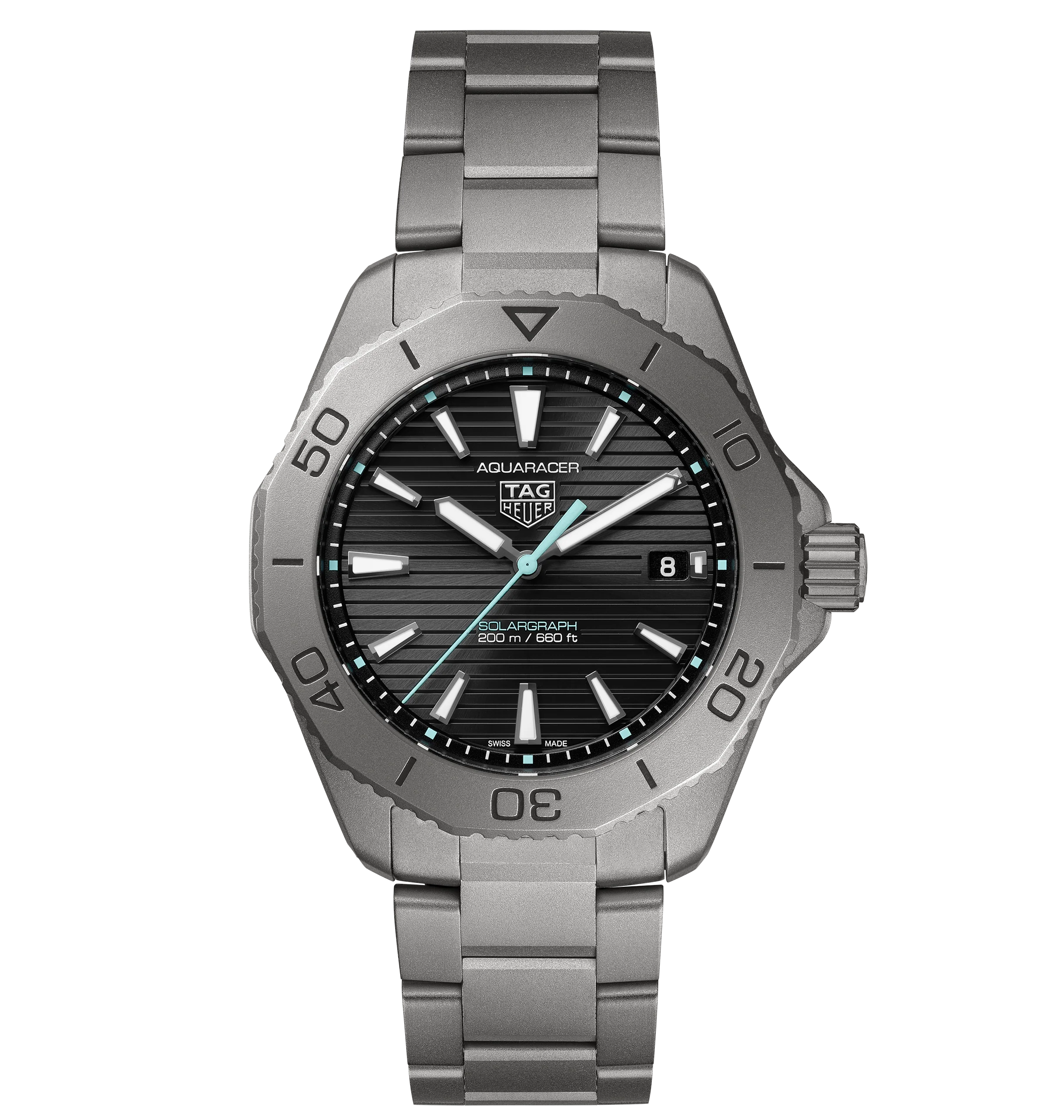 TAG Heuer Aquaracer Professional 200 Solargraph with Titanium Bracelet