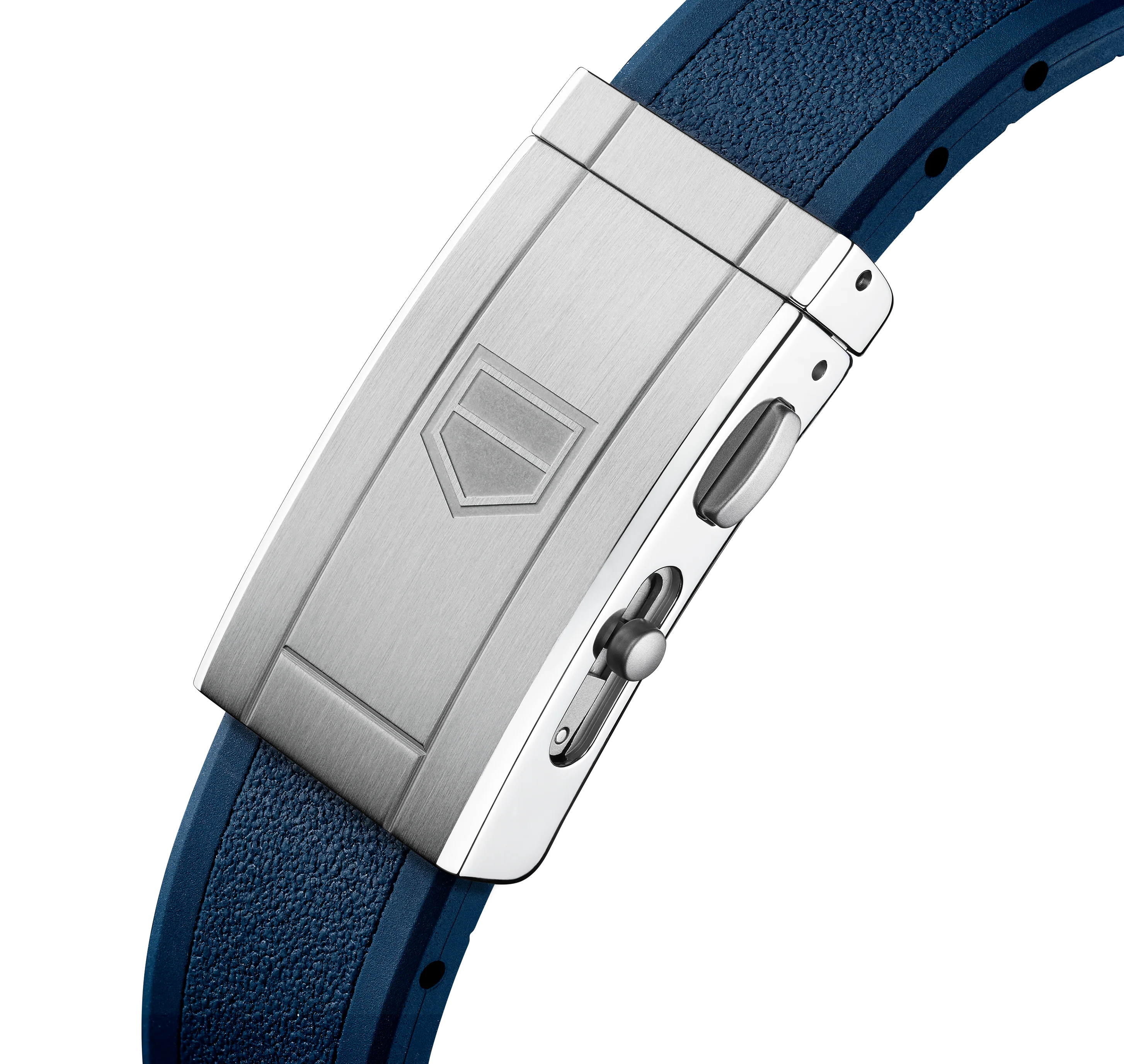 TAG Heuer Aquaracer Professional 300 Date Watch with Blue Rubber Strap - Image 6