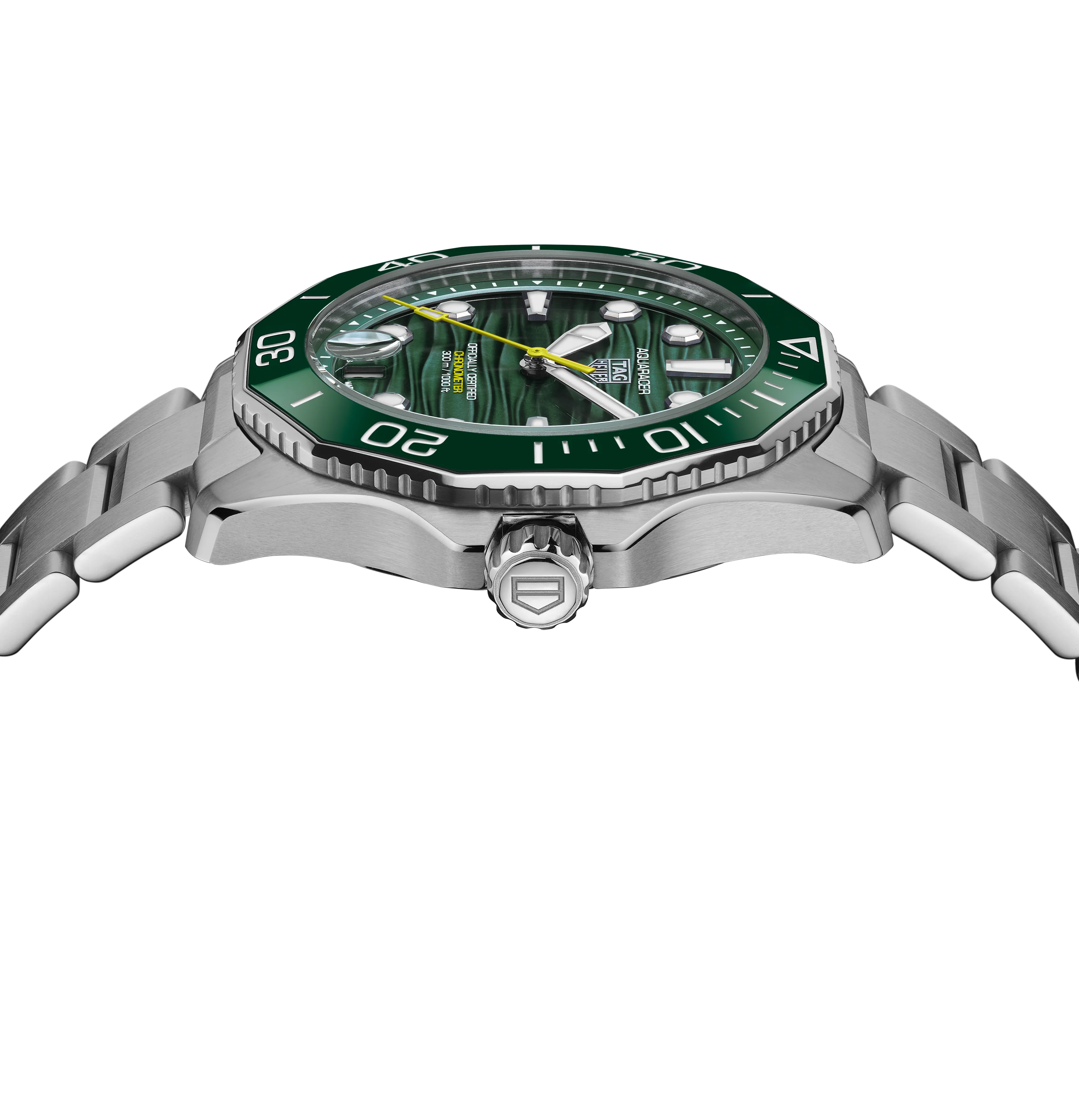 TAG Heuer Aquaracer Professional 300 Date Watch with Green Dial - Image 6