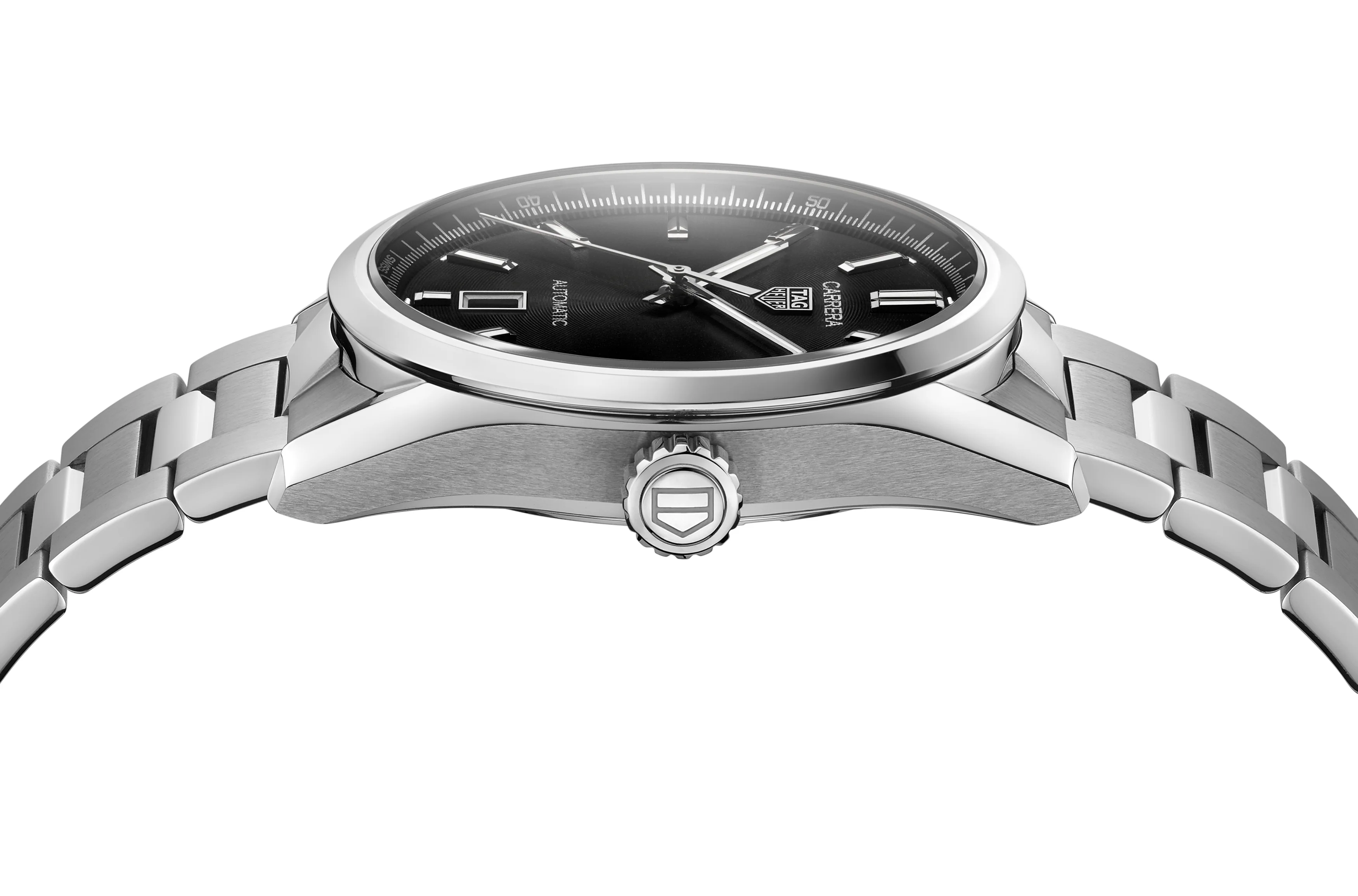 TAG Heuer Carrera Calibre 5 Automatic Men's Black Dial Watch, 39mm - Image 3
