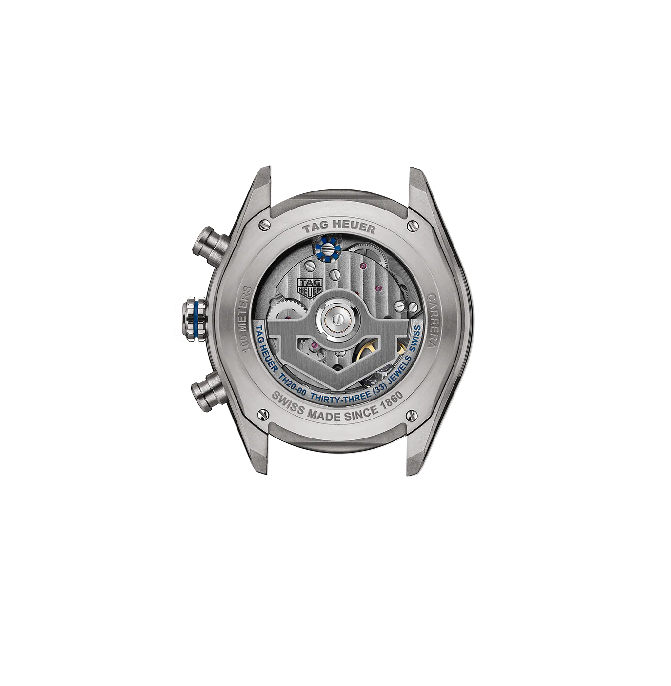 TAG Heuer Carrera Chronograph Extreme Sport Watch with Blue Rubber Strap - Image 4