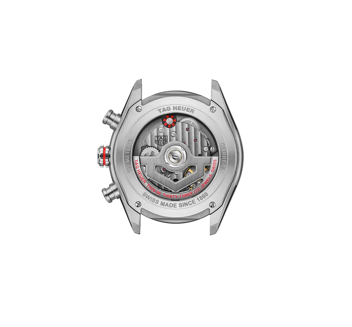 TAG Heuer Carrera Chronograph Extreme Sport Watch with Orange Rubber Strap - Image 4