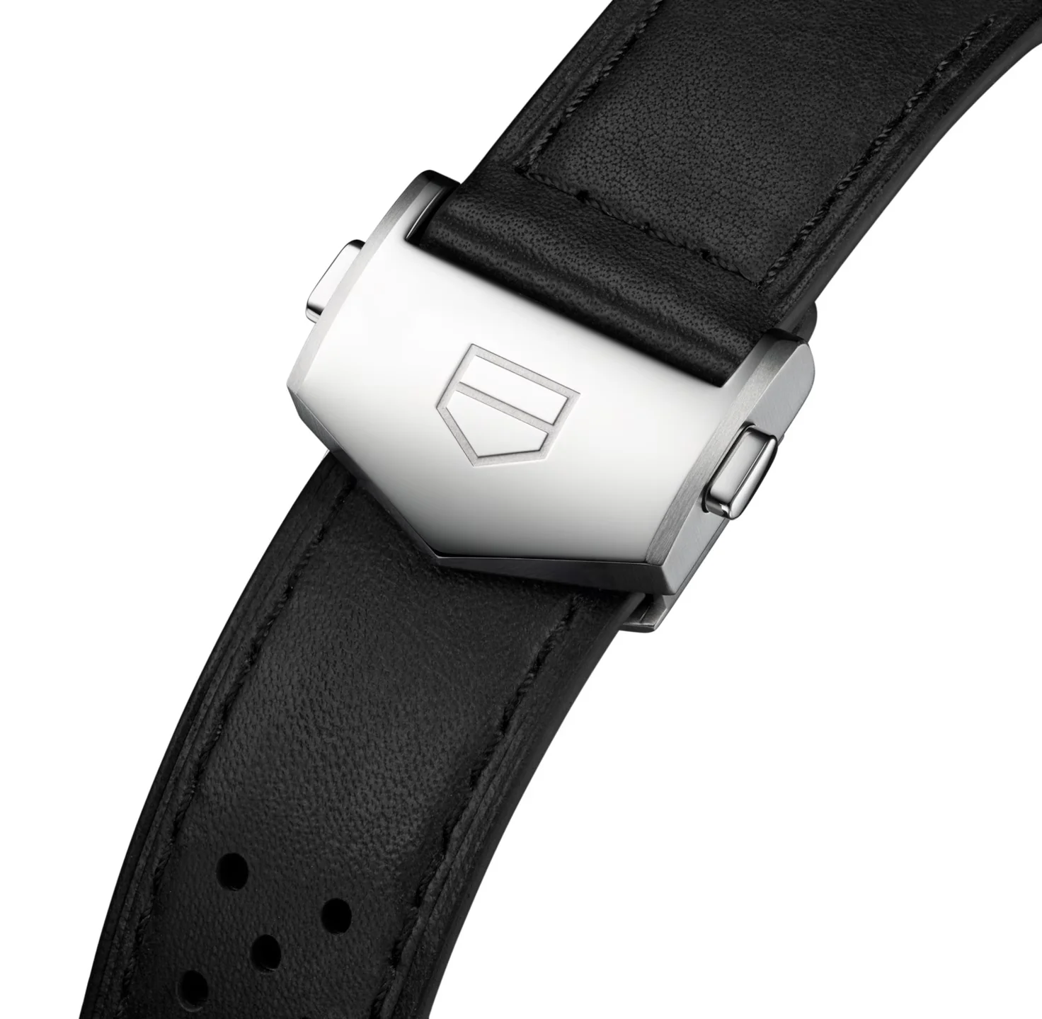 TAG Heuer Carrera Chronograph Watch with Black Leather Strap - Image 4
