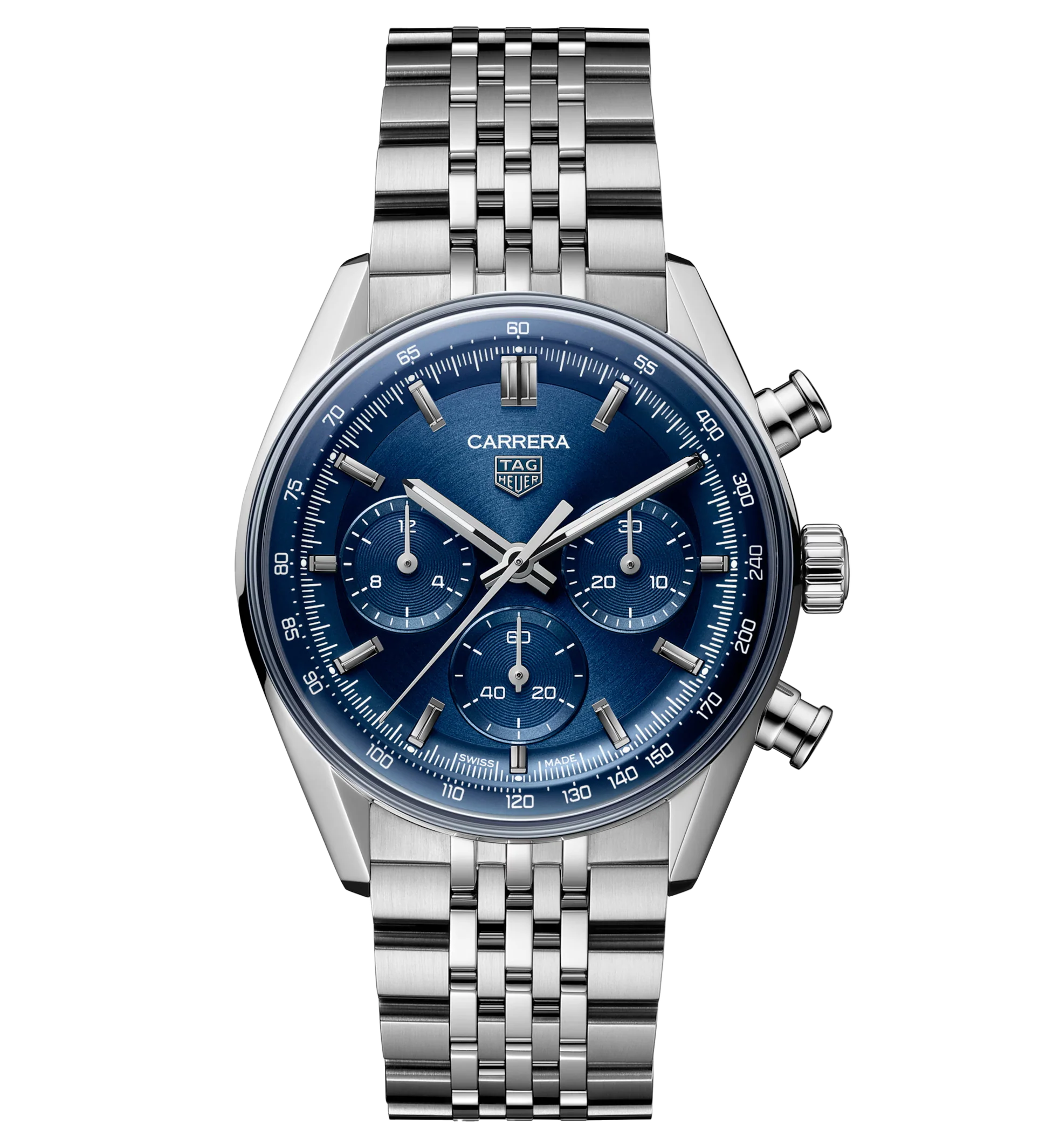 TAG Heuer Carrera Chronograph Watch with Blue Dial