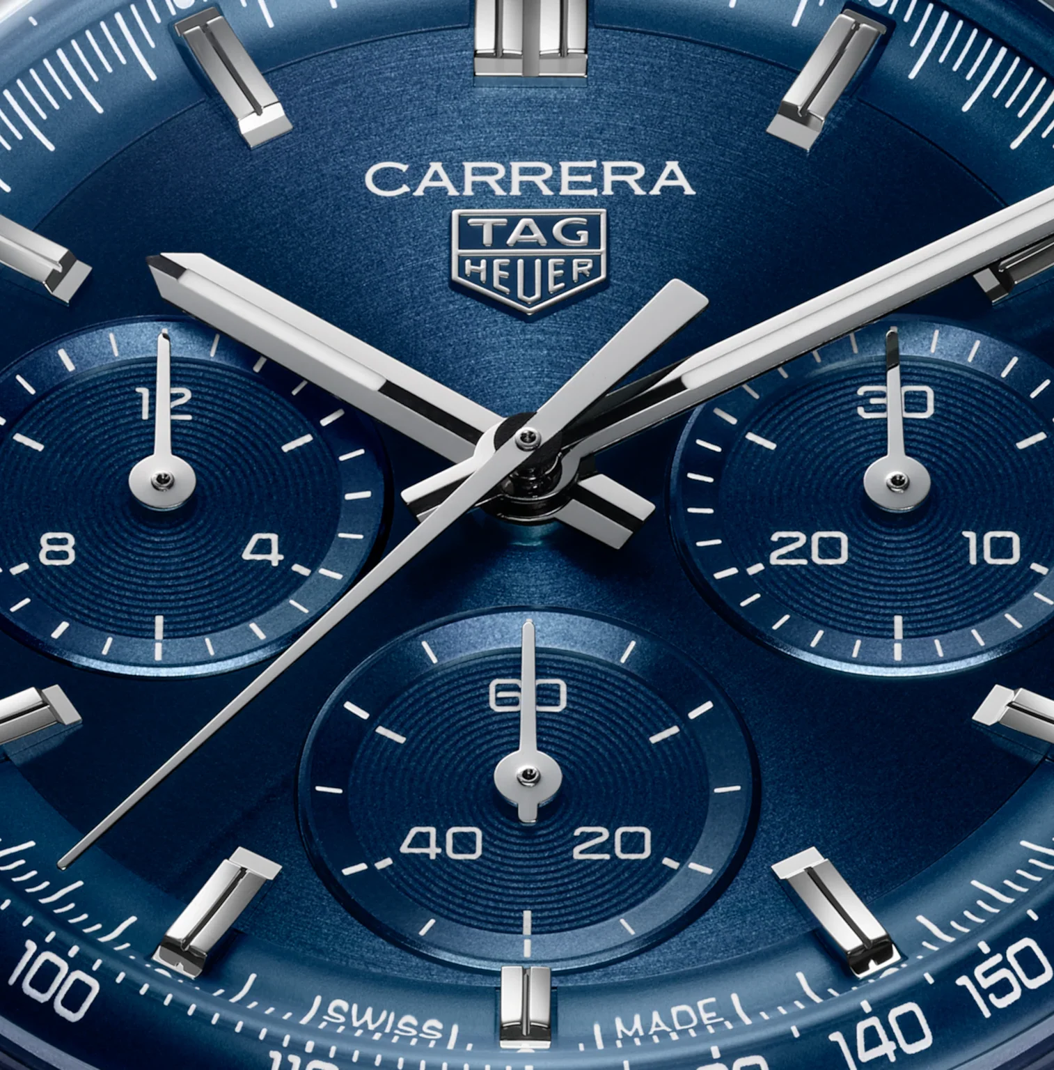 TAG Heuer Carrera Chronograph Watch with Blue Dial - Image 4