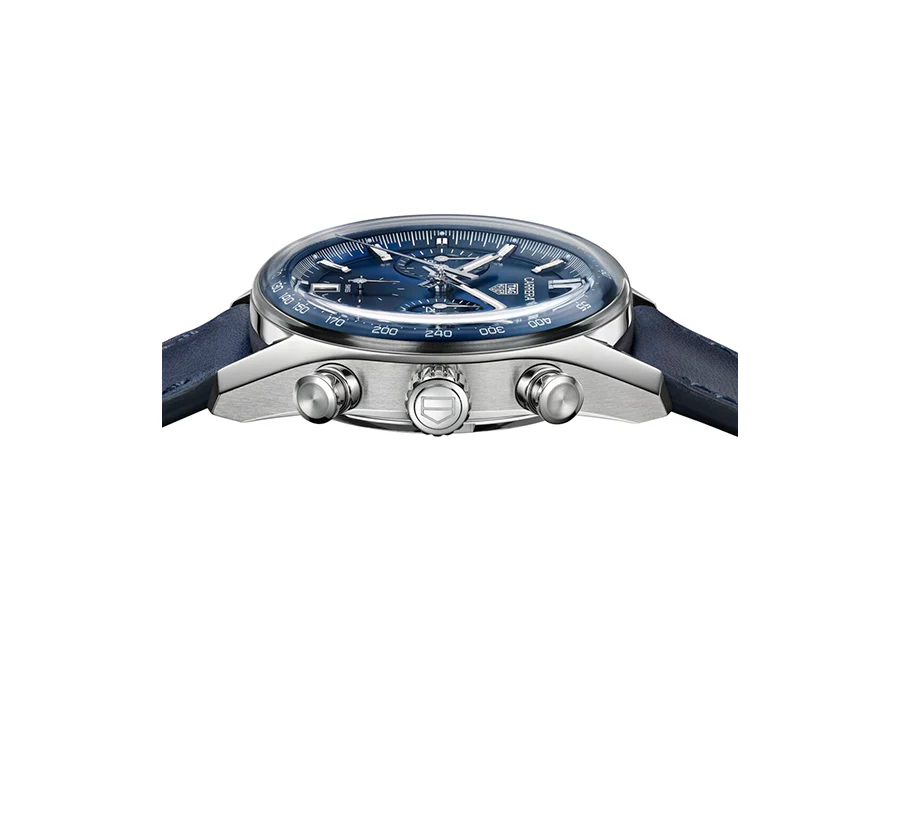 TAG Heuer Carrera Chronograph Watch with Blue Dial - Image 3