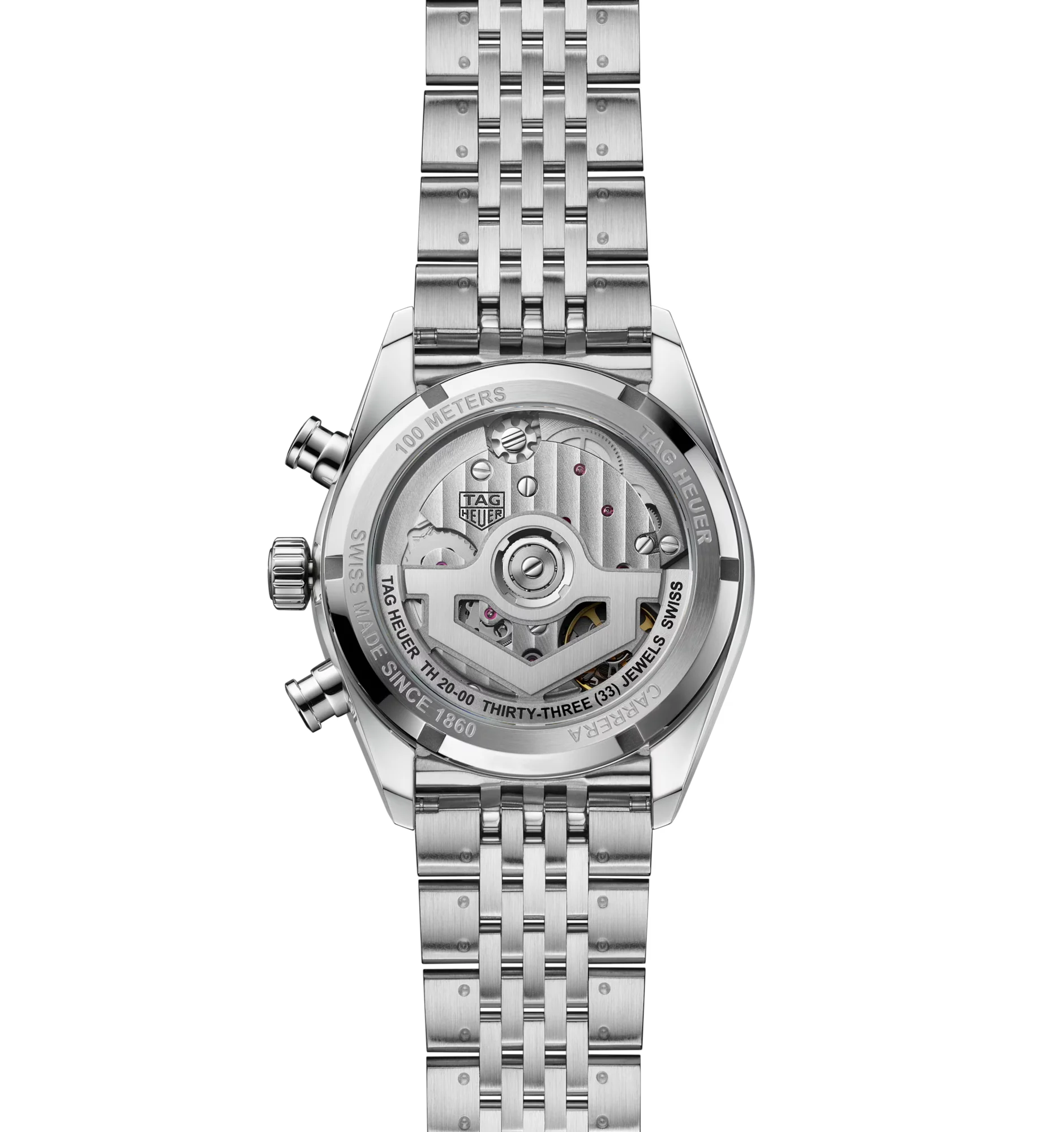 TAG Heuer Carrera Chronograph Watch with Brushed Black Dial - Image 3