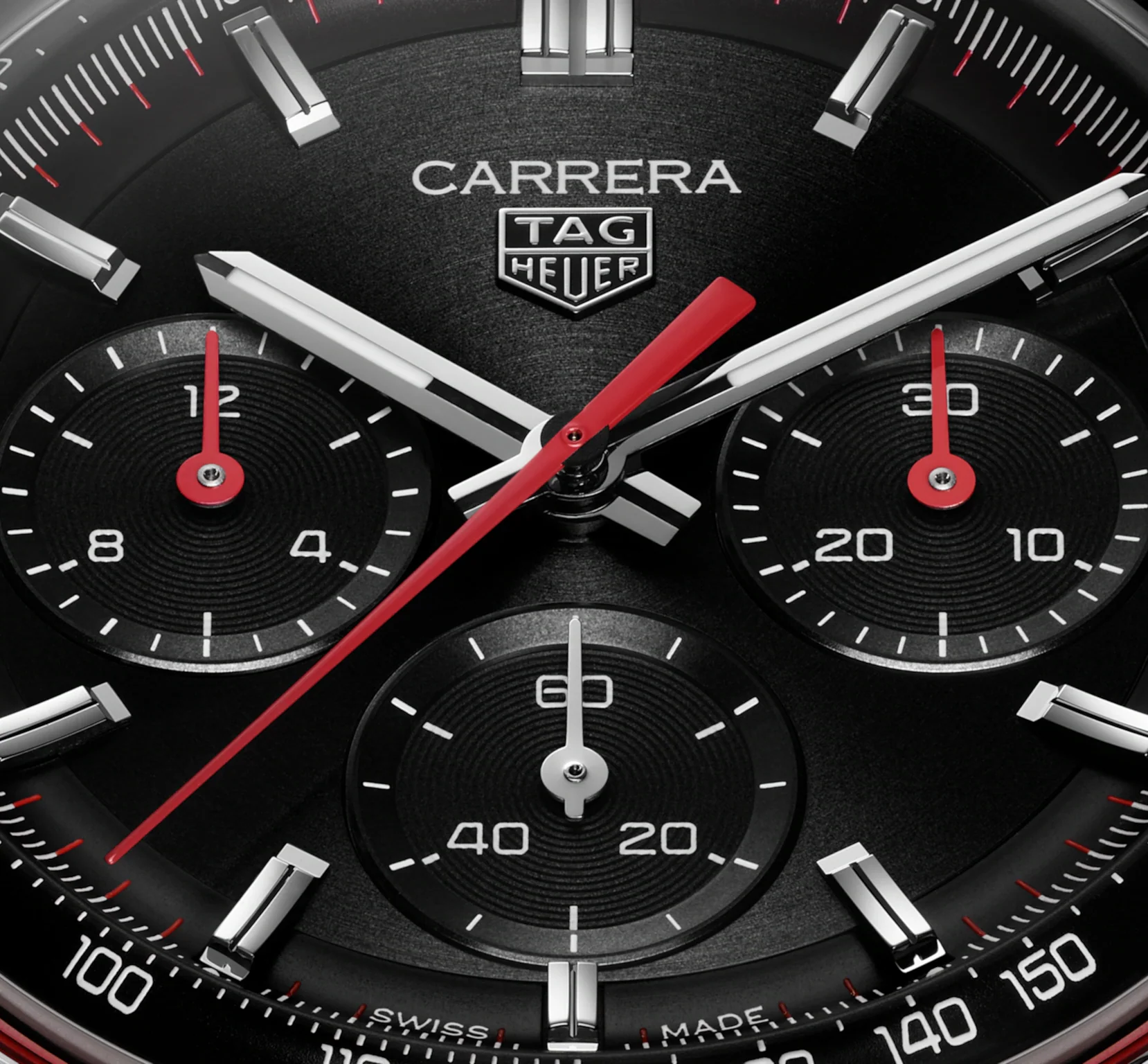 TAG Heuer Carrera Chronograph Watch with Stainless Steel Bracelet - Image 4