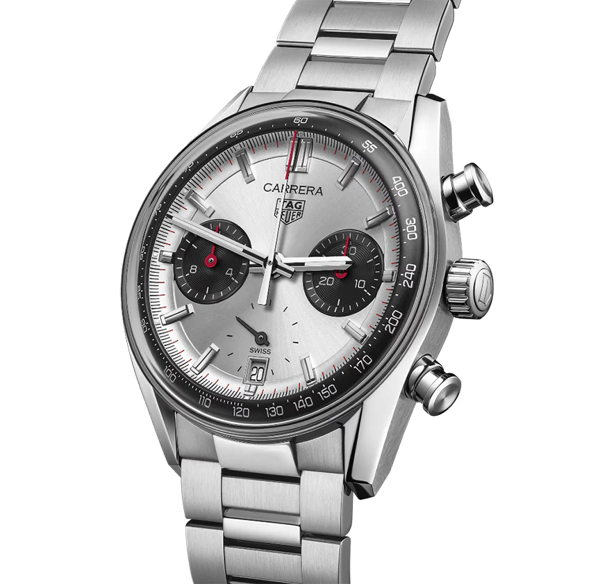 TAG Heuer Carrera Chronograph Watch with Stainless Steel Bracelet - Image 2