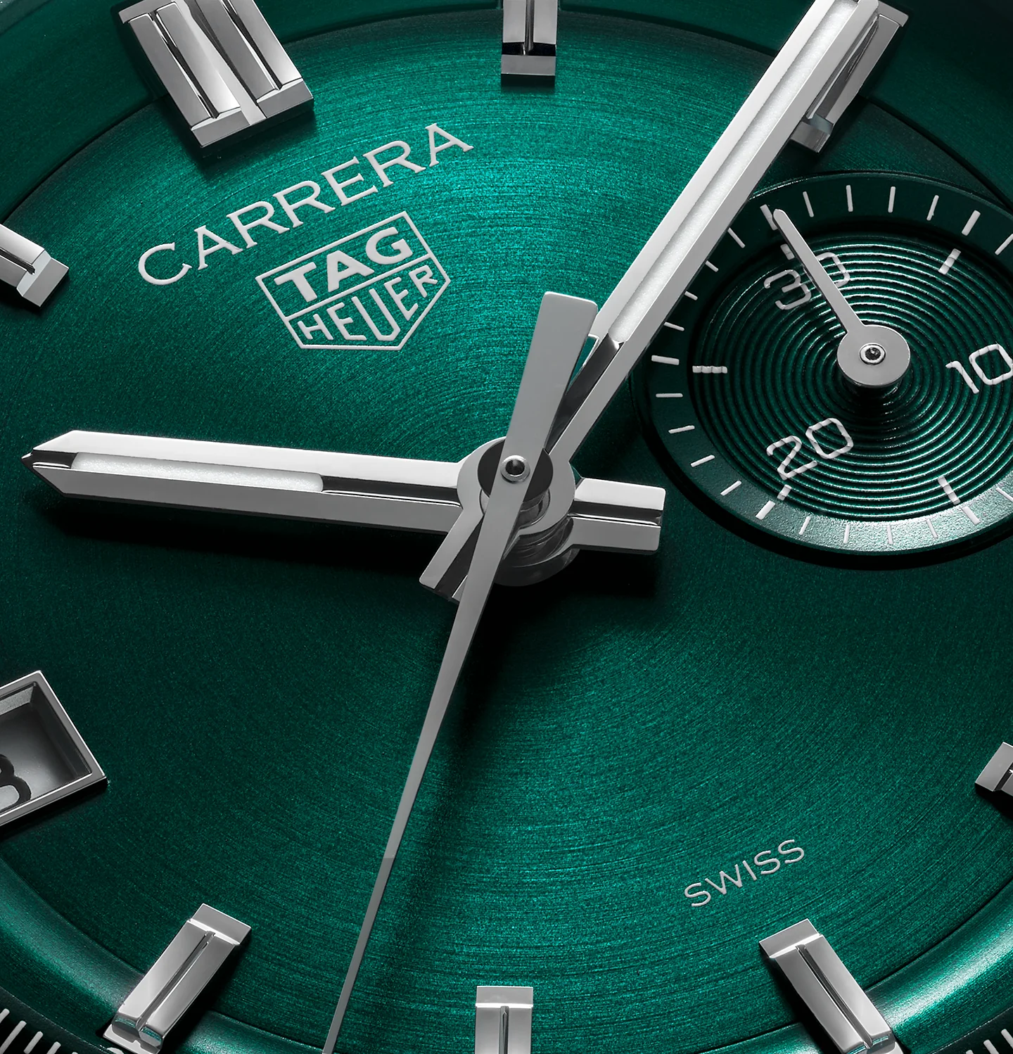 TAG Heuer Carrera Chronograph Watch with Teal Dial - Image 6