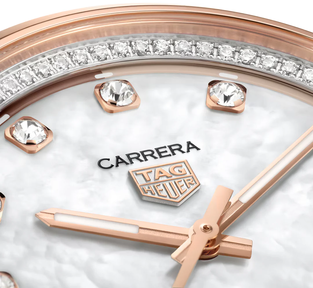 TAG Heuer Carrera Date Watch with Diamonds - Image 5
