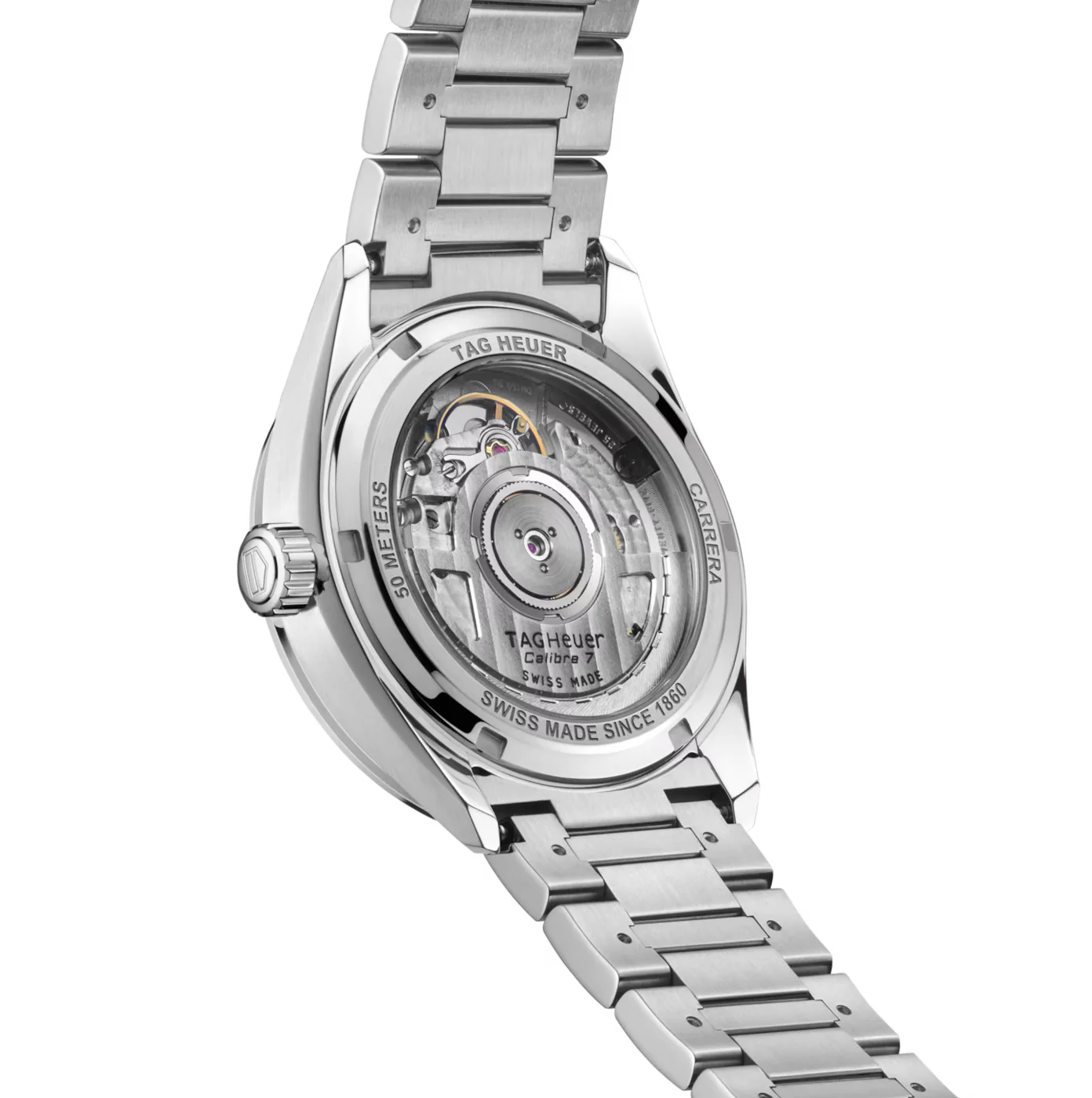 TAG Heuer Carrera Date Watch with Hot Pink Dial - Image 3
