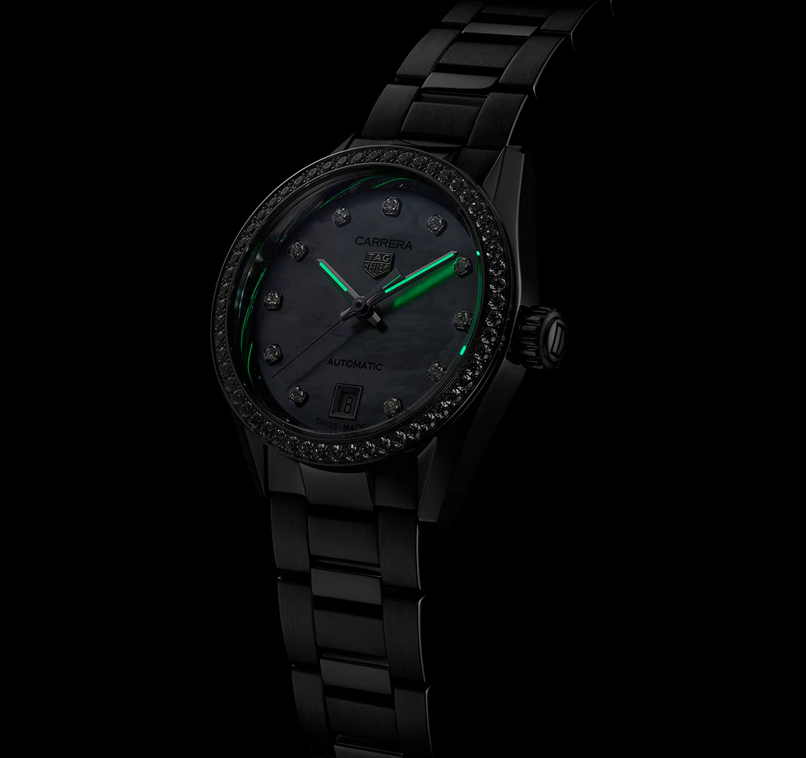TAG Heuer Carrera Date Watch with Stainless Steel Bracelet - Image 6