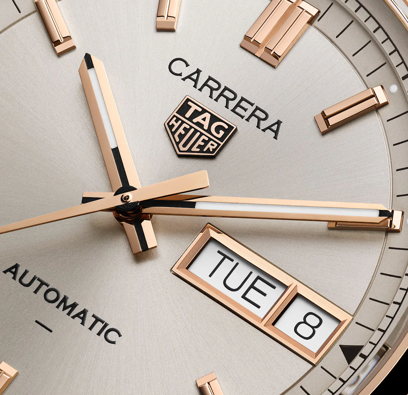 TAG Heuer Carrera Day-Date Watch with Beige Dial - Image 3