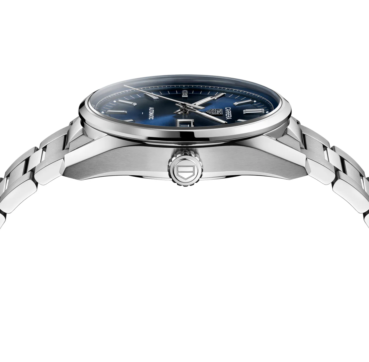 TAG Heuer Carrera Day-Date Watch with Dark Blue Dial - Image 2