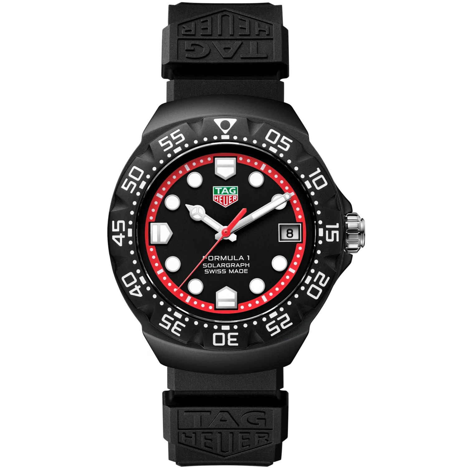 TAG Heuer Formula 1 Solargraph Watch with Black Dial, Limited Edition