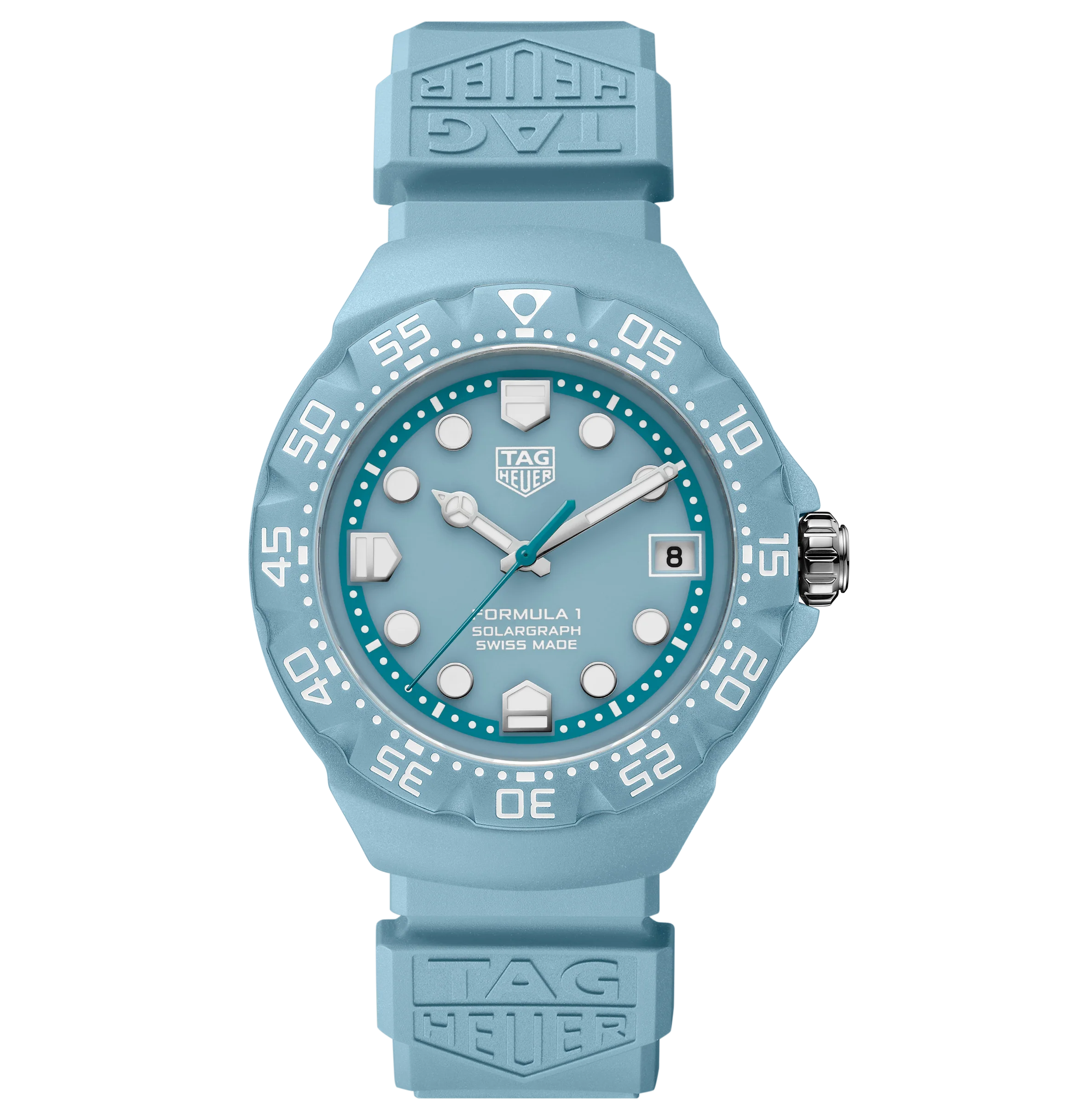 TAG Heuer Formula 1 Solargraph Watch with Light Blue Dial, Limited Edition