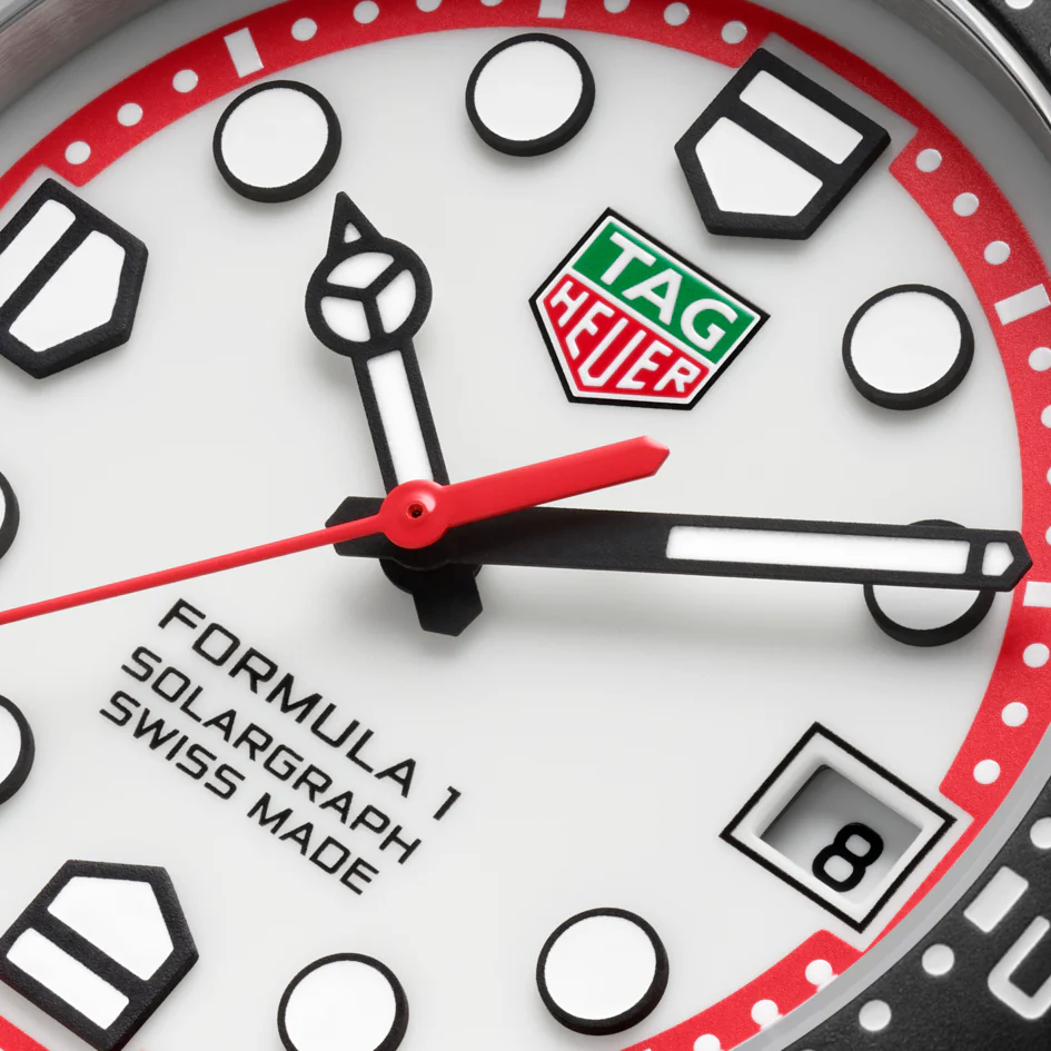 TAG Heuer Formula 1 Solargraph Watch with White Dial - Image 5