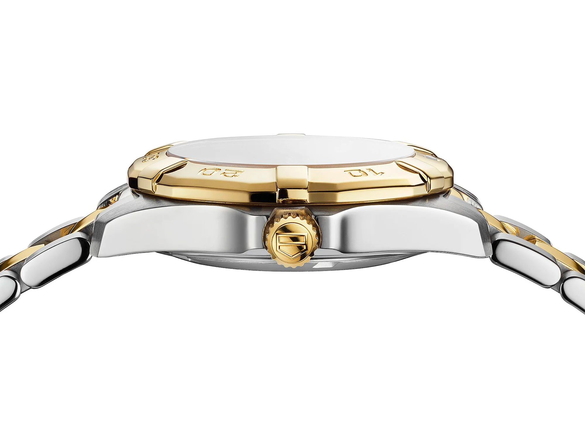 TAG Heuer Aquaracer Ladies' Quartz Movement White Mother-of-Pearl Dial Watch with Diamond Indexes - Image 4
