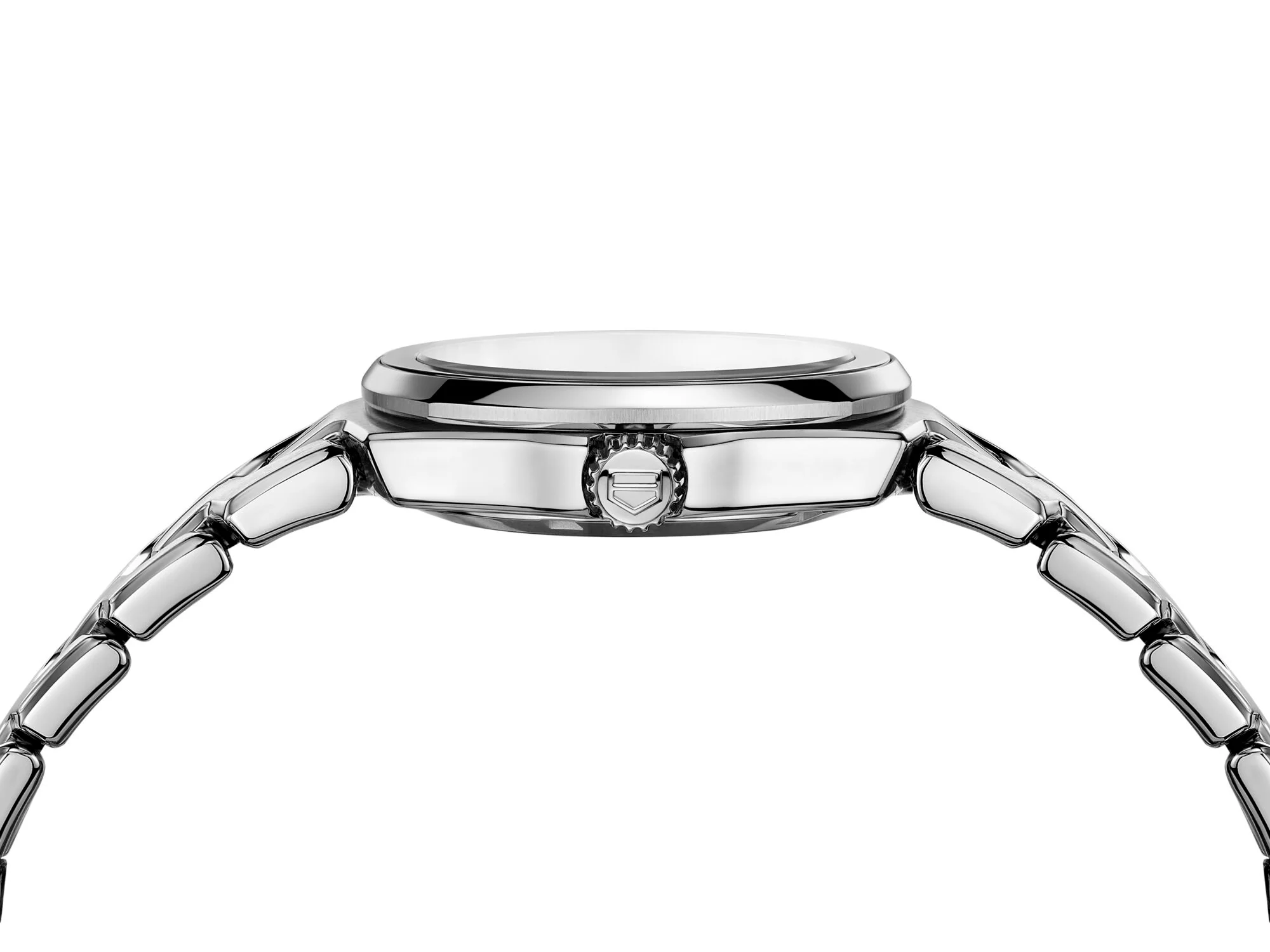 TAG Heuer Link Ladies' Grey Mother-of-Pearl Diamond Dial Watch - Image 4