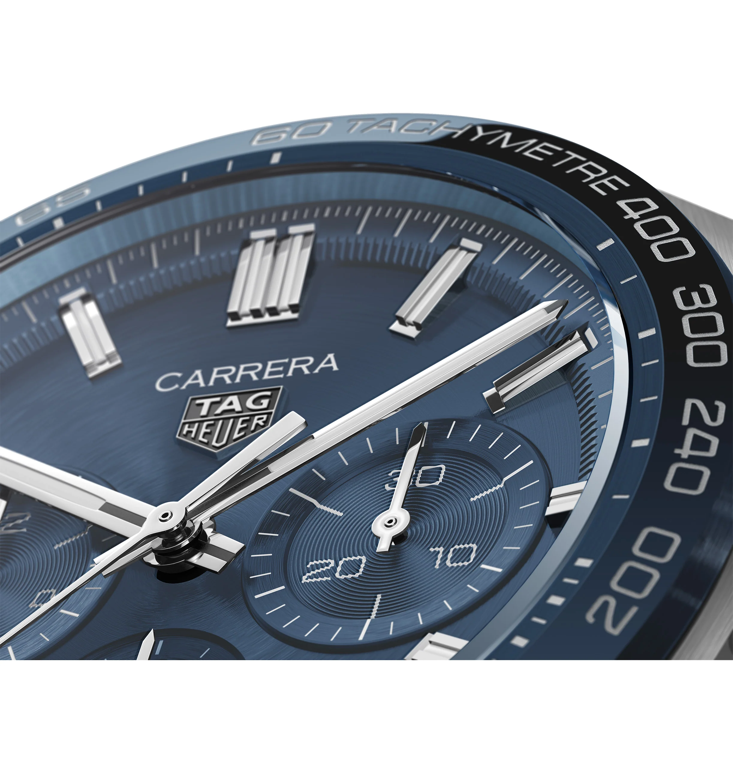 TAG Heuer Men's Carrera Automatic Chronograph Blue Dial Watch - Image 4