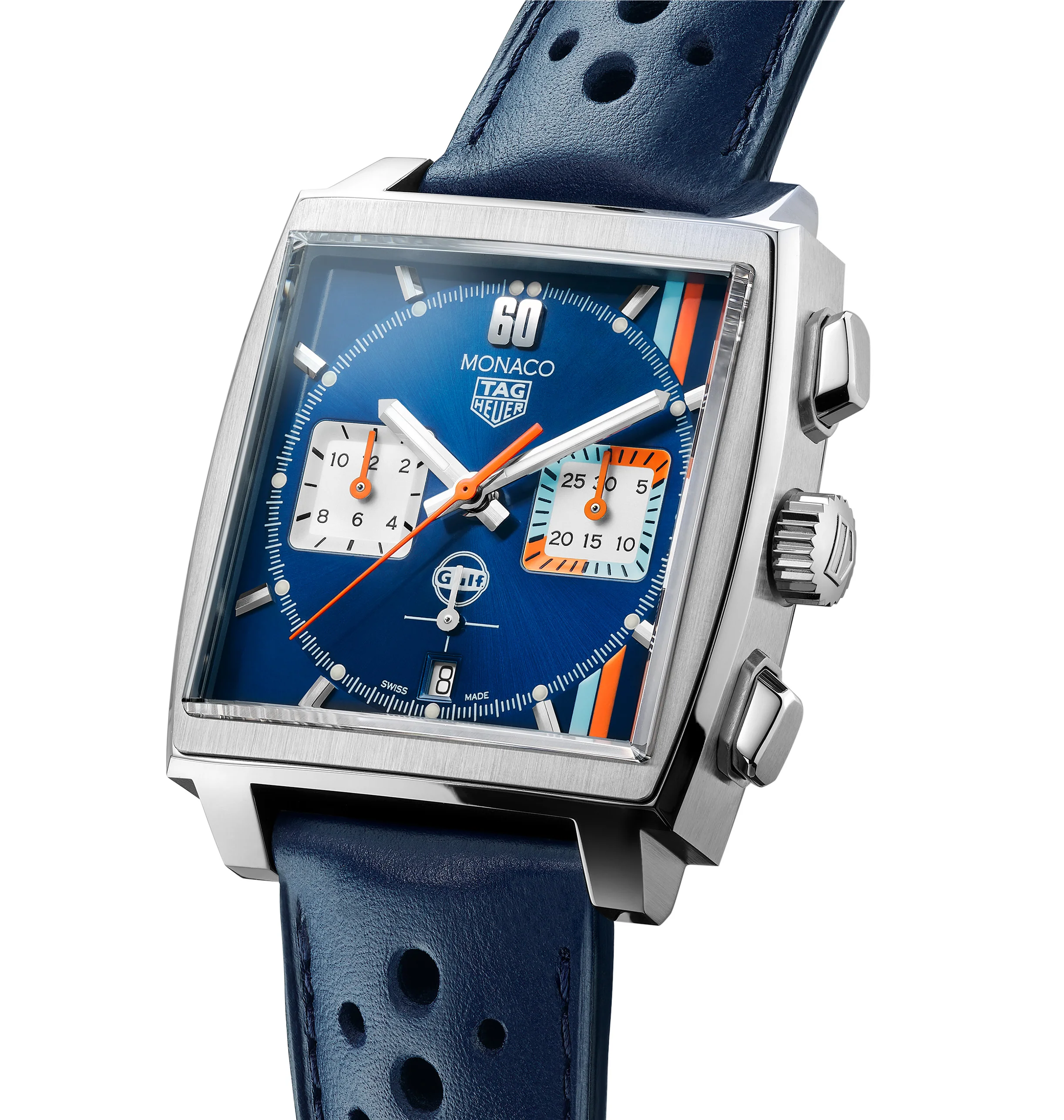 TAG Heuer Men's Monaco X Gulf Iconic Watch - Image 3