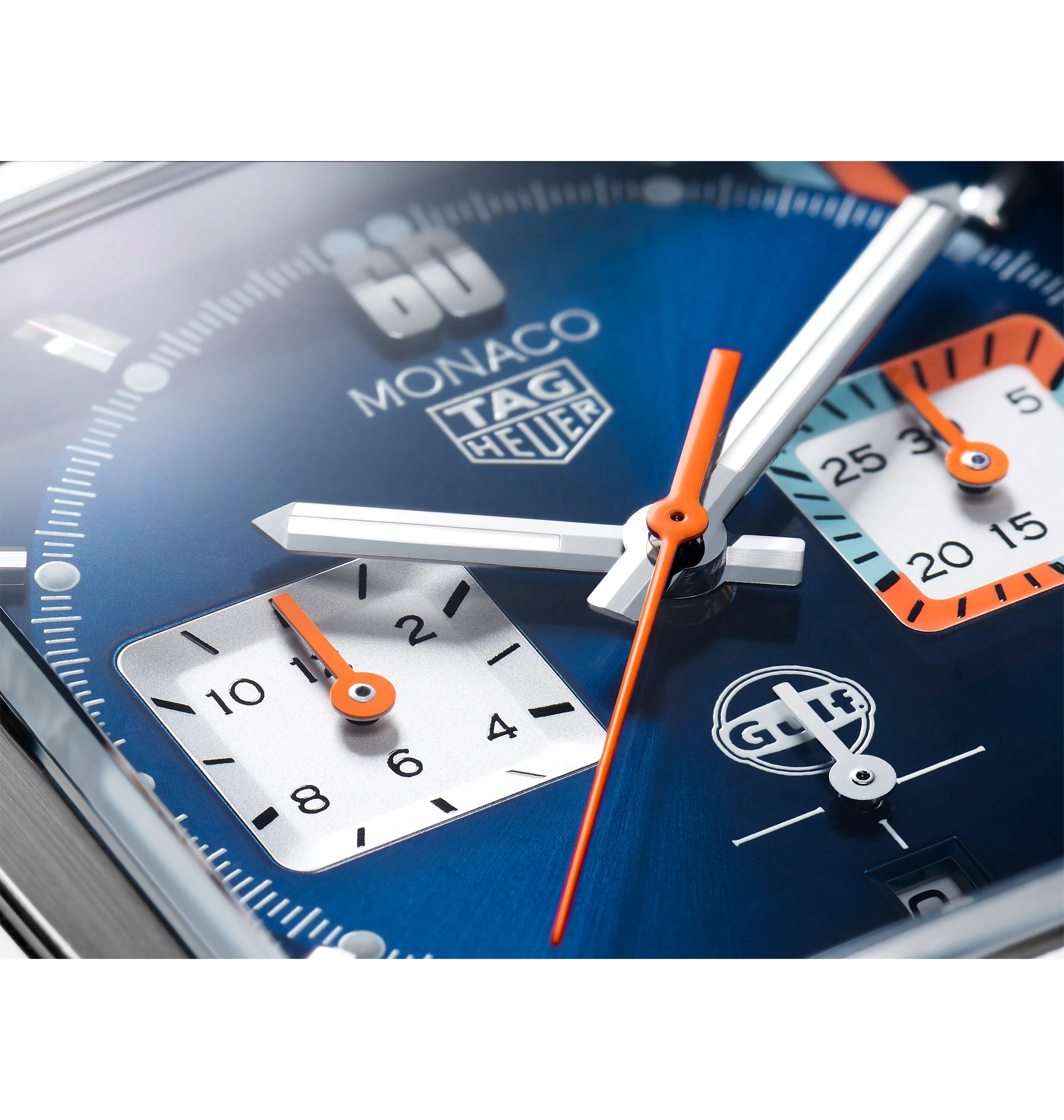 TAG Heuer Men's Monaco X Gulf Iconic Watch - Image 5
