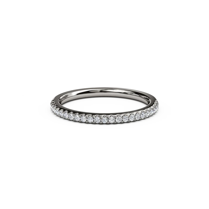 The Studio Collection Diamond Half-Way Wedding Band