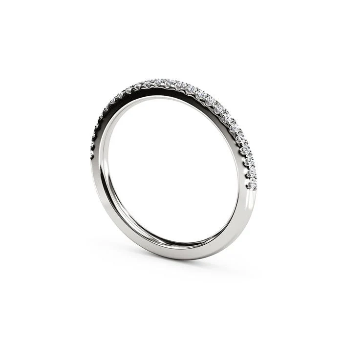 The Studio Collection Diamond Half-Way Wedding Band - Image 2