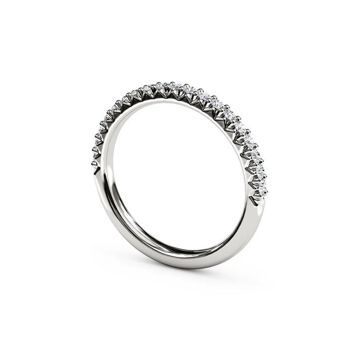The Studio Collection Prong Set Diamond Wedding Band - Image 2