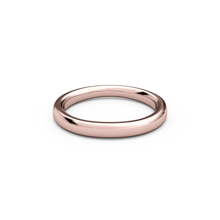 The Studio Collection Rose Gold Matching Trellis Wedding Band - Image 2