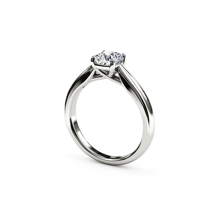 The Studio Collection Trellis Cushion Cut Diamond Engagement Ring - Image 2