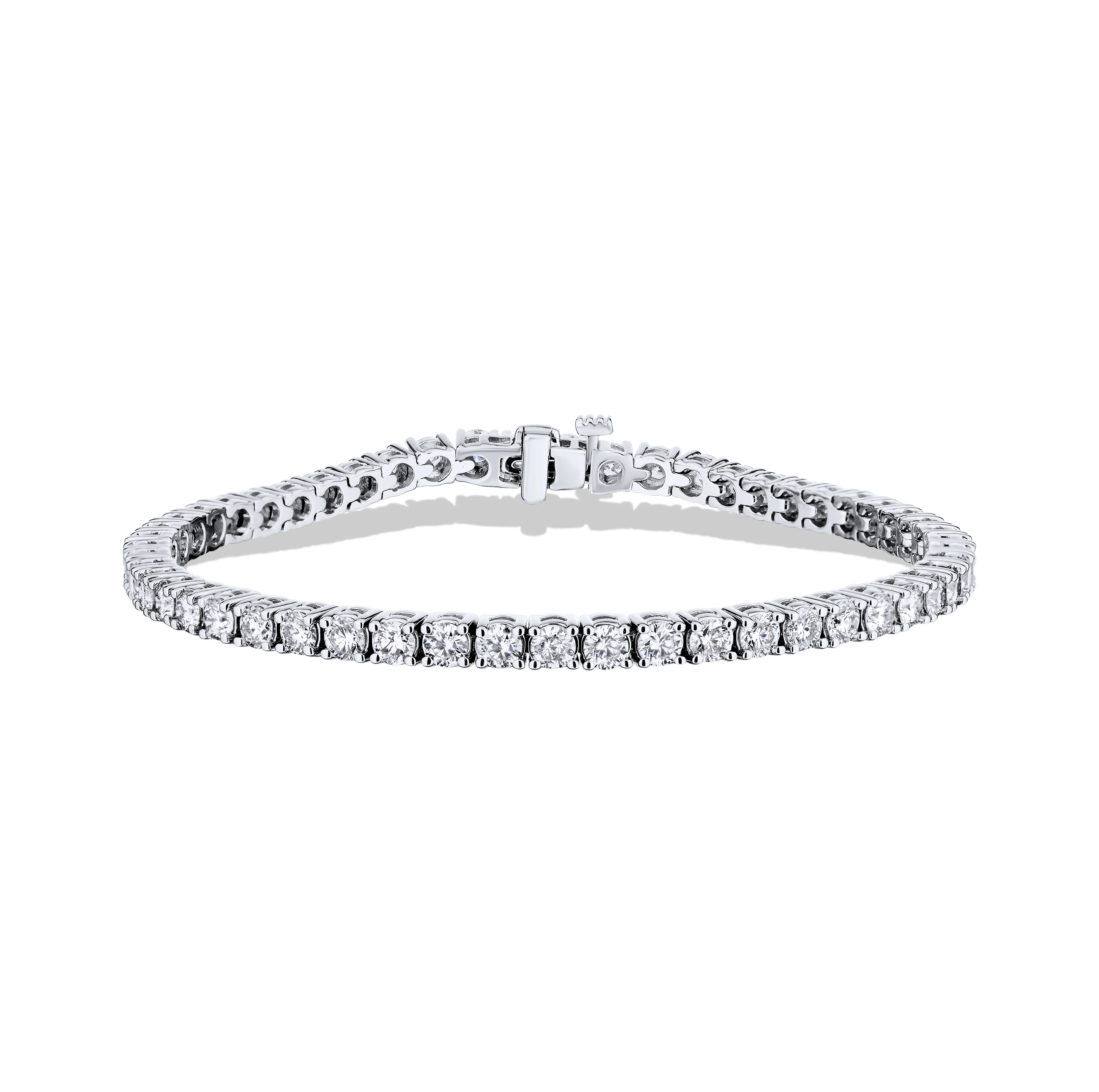 Sabel Collection White Gold Diamond Tennis Bracelet, 7"
