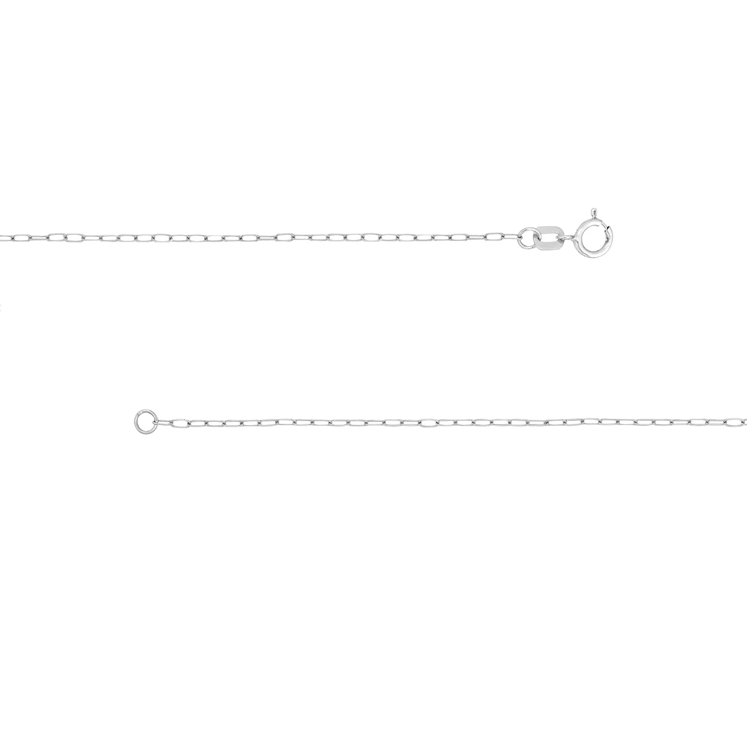 Sabel Collection White Gold Forzentina Chain - Image 3