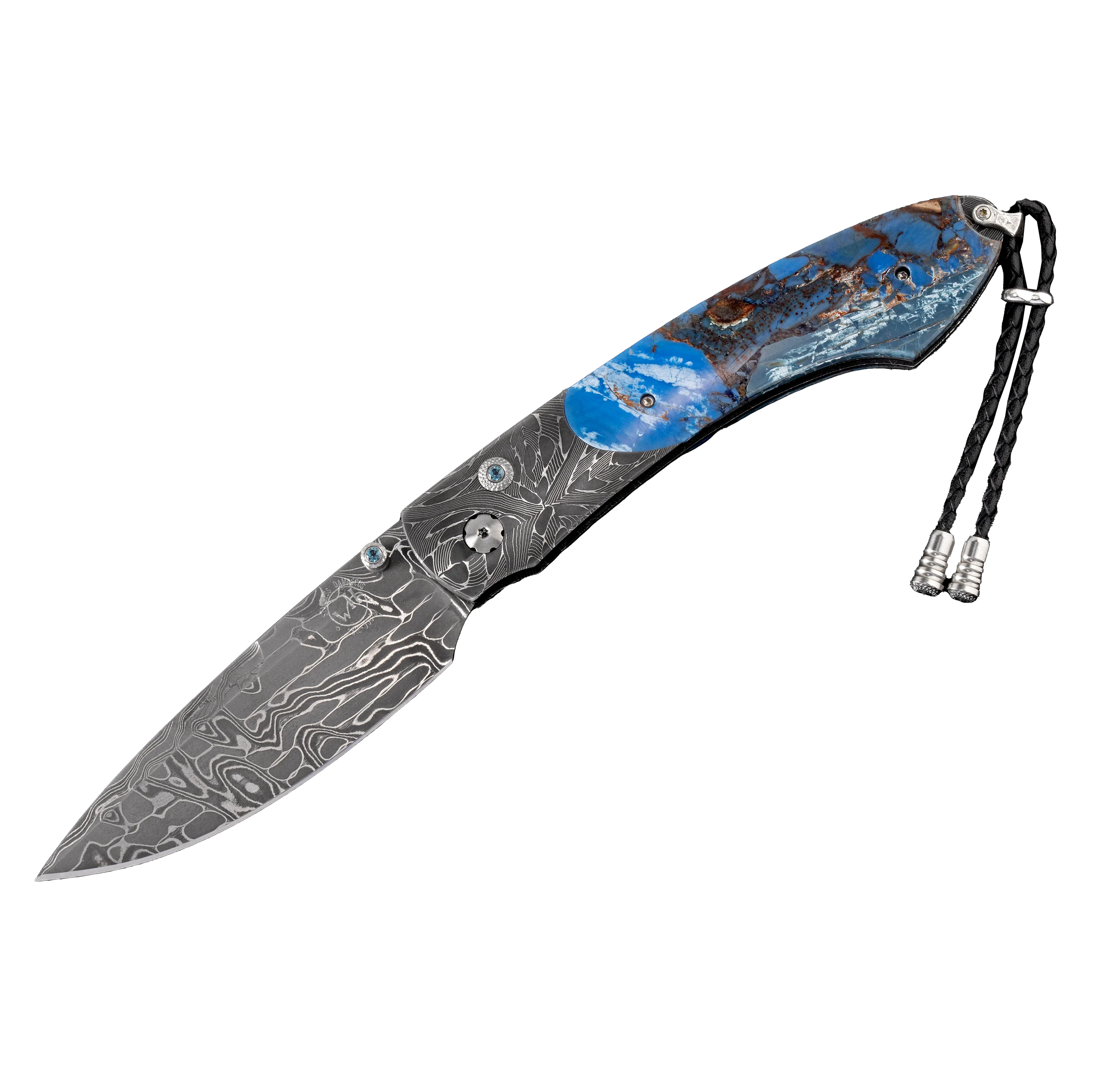 William Henry Blue Fusion Pocket Knife