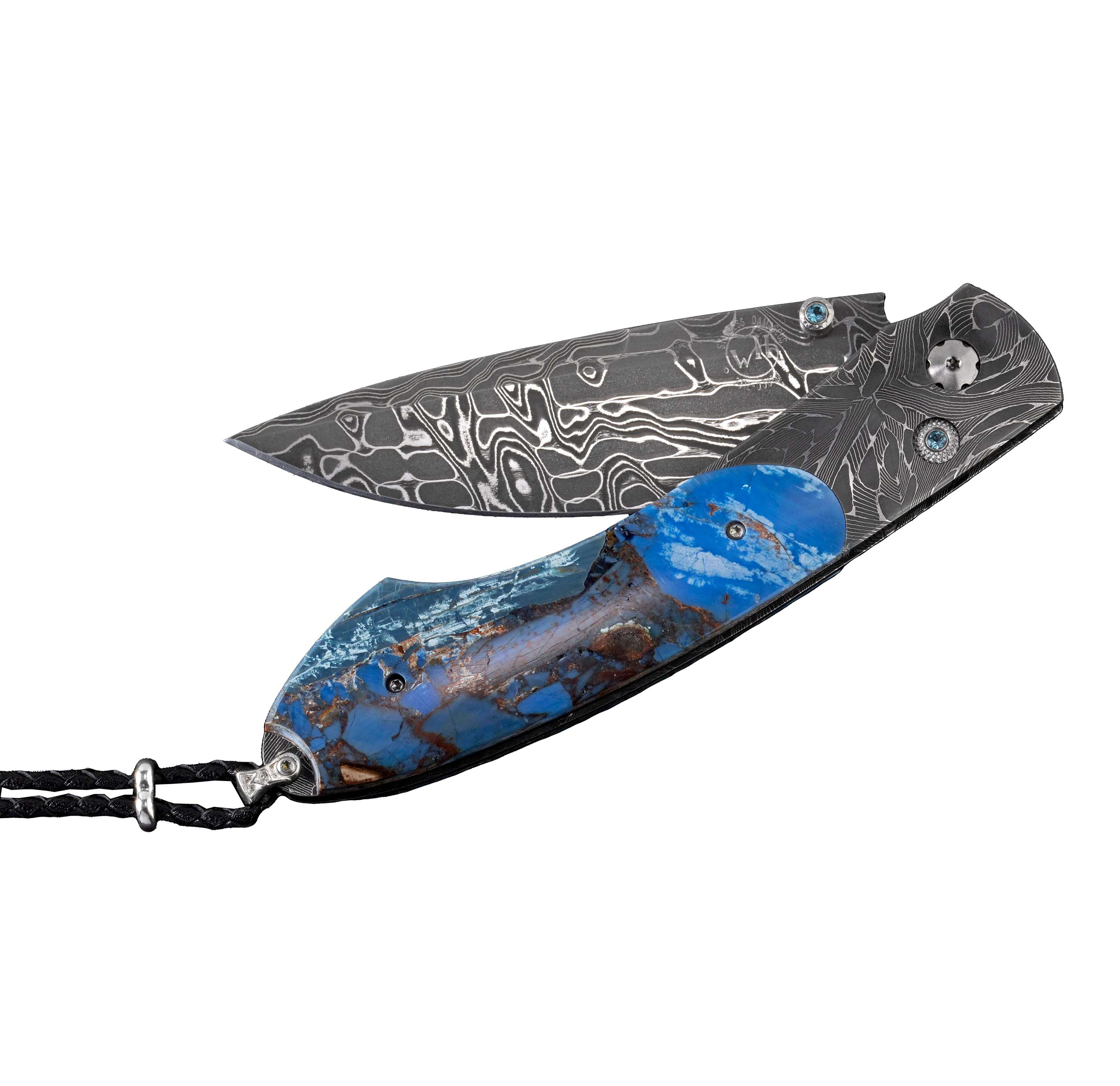 William Henry Blue Fusion Pocket Knife - Image 2