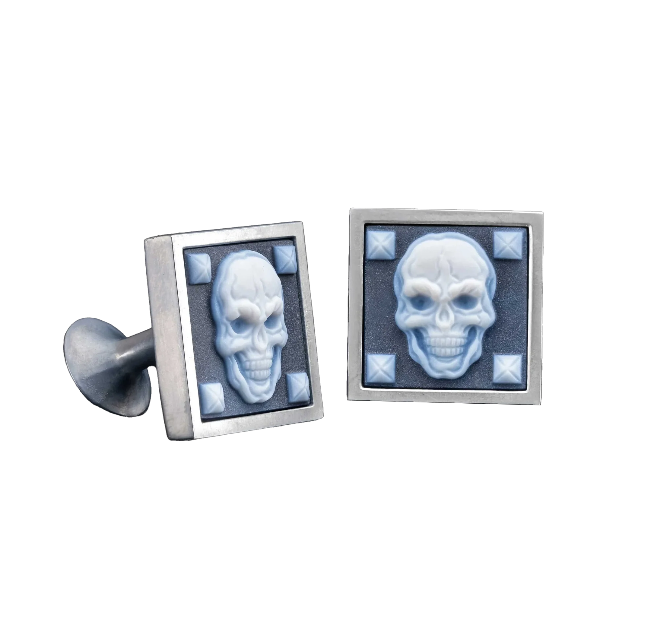 William Henry Skull Duo Cufflinks