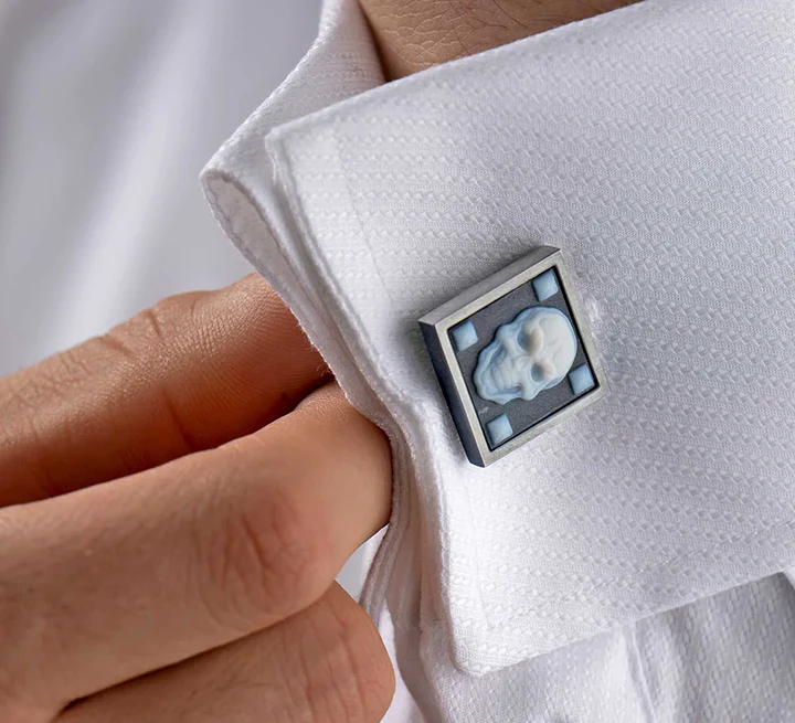 William Henry Skull Duo Cufflinks - Image 3
