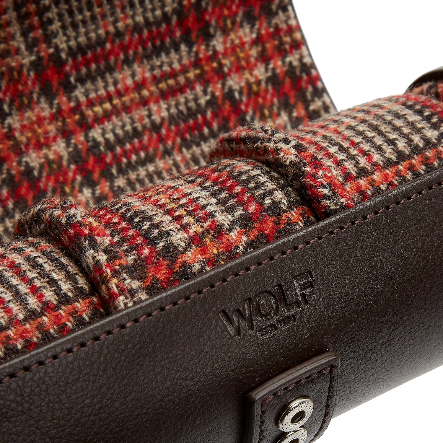 WM Brown x WOLF Watch Roll with Cigar Case - Image 7
