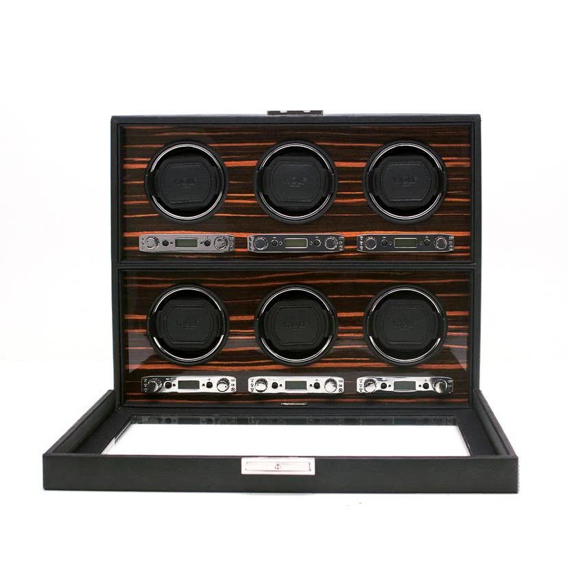 WOLF Roadster Sextuple Module Glass Cover Watch Winder - Image 3