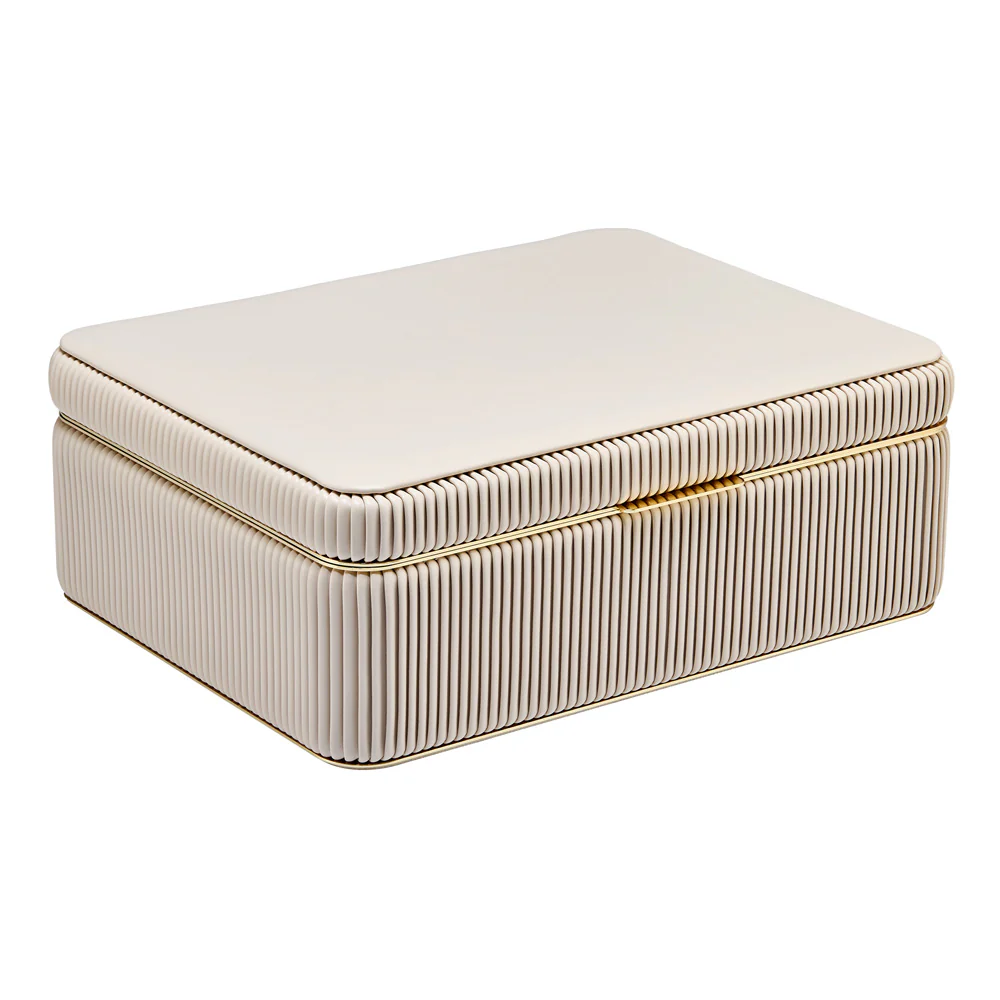 WOLF Bella Large Jewelry Box in Bone - Image 2
