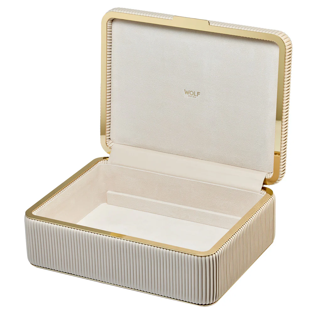 WOLF Bella Large Jewelry Box in Bone - Image 7