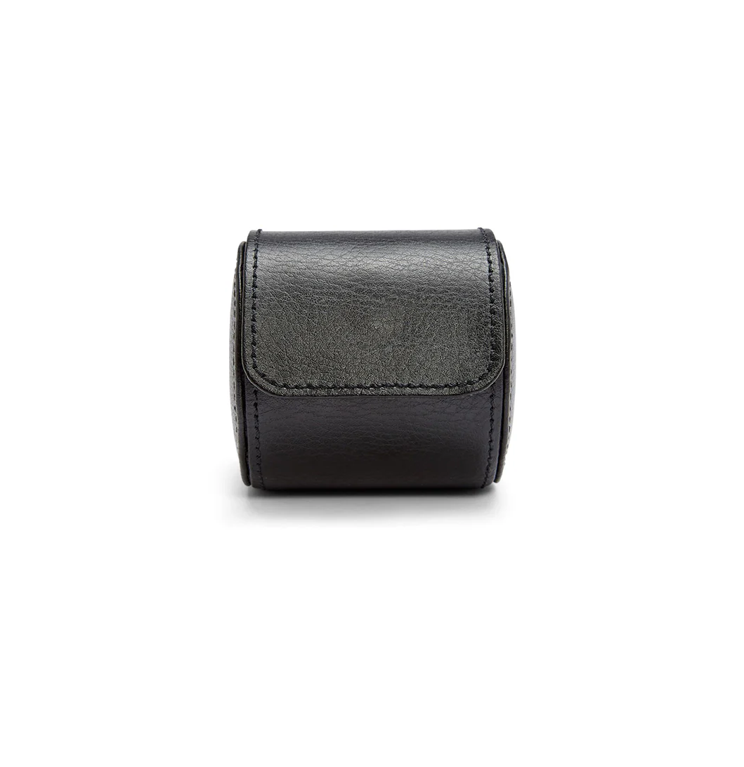 WOLF British Racing Single Watch Roll in Black